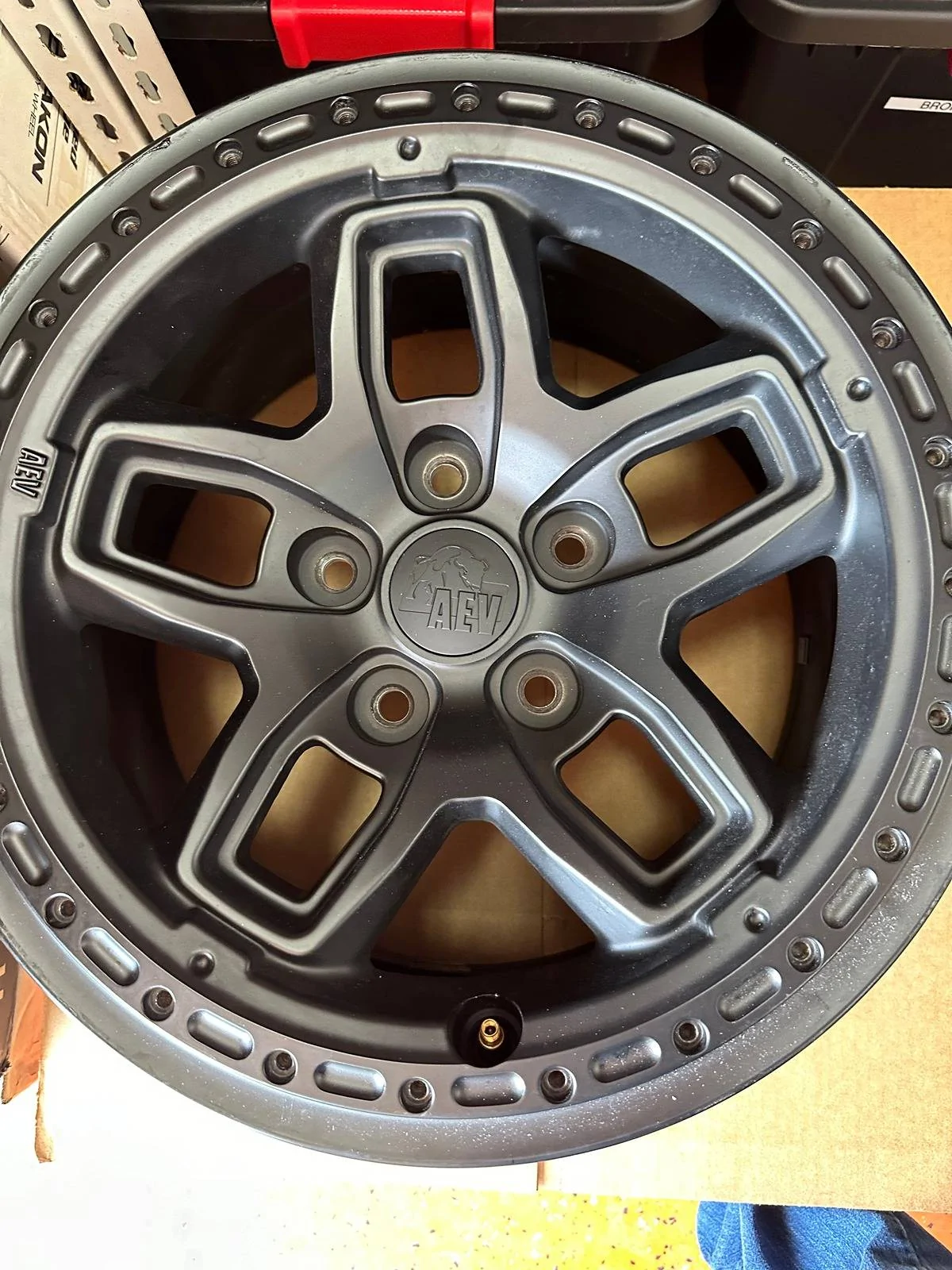 Jeep Gladiator NEW PRICE - $1100 - (5) AEV BORAH WHEELS FOR JEEP IMG_1673