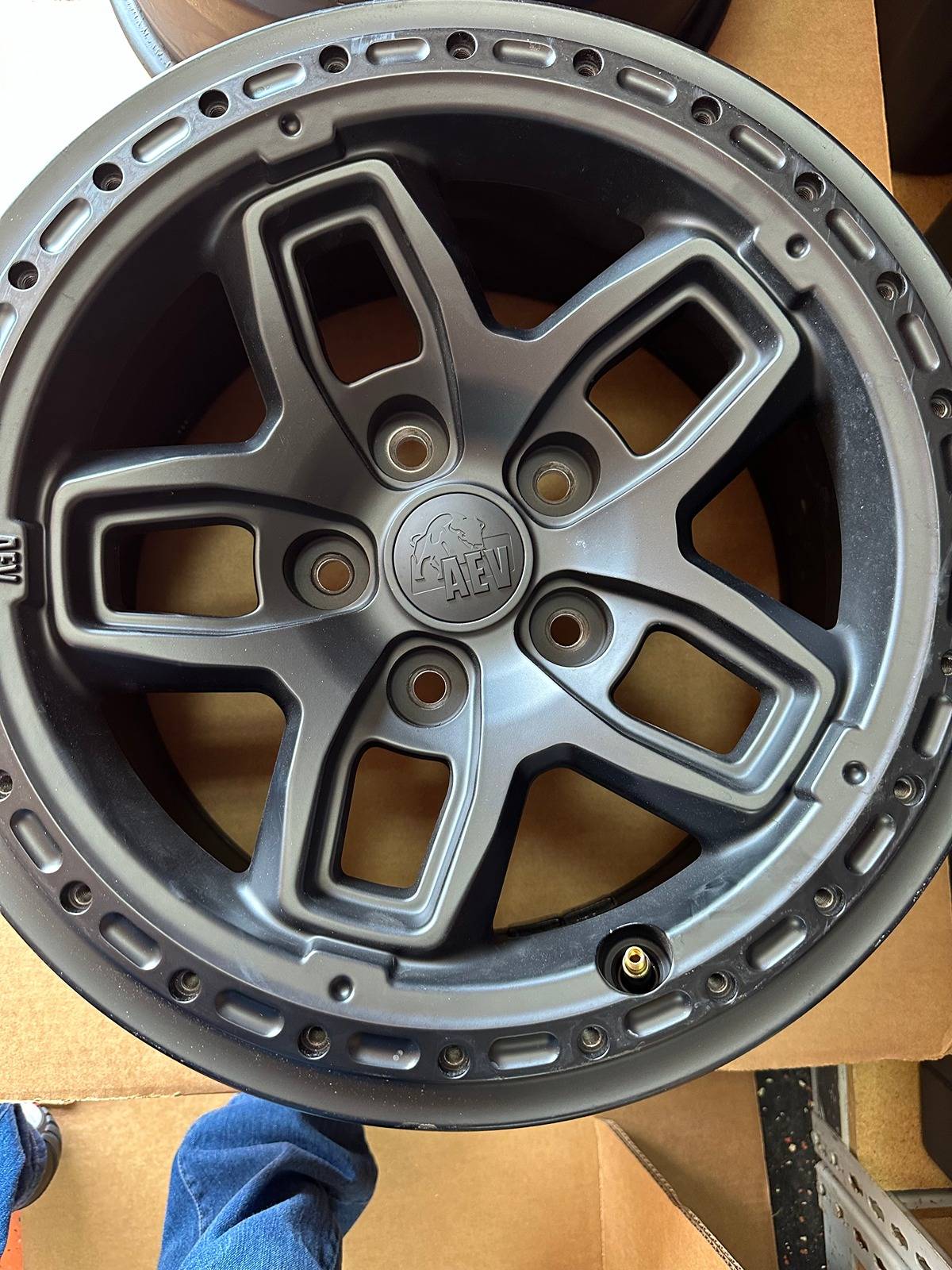 Jeep Gladiator NEW PRICE - $1100 - (5) AEV BORAH WHEELS FOR JEEP IMG_1674