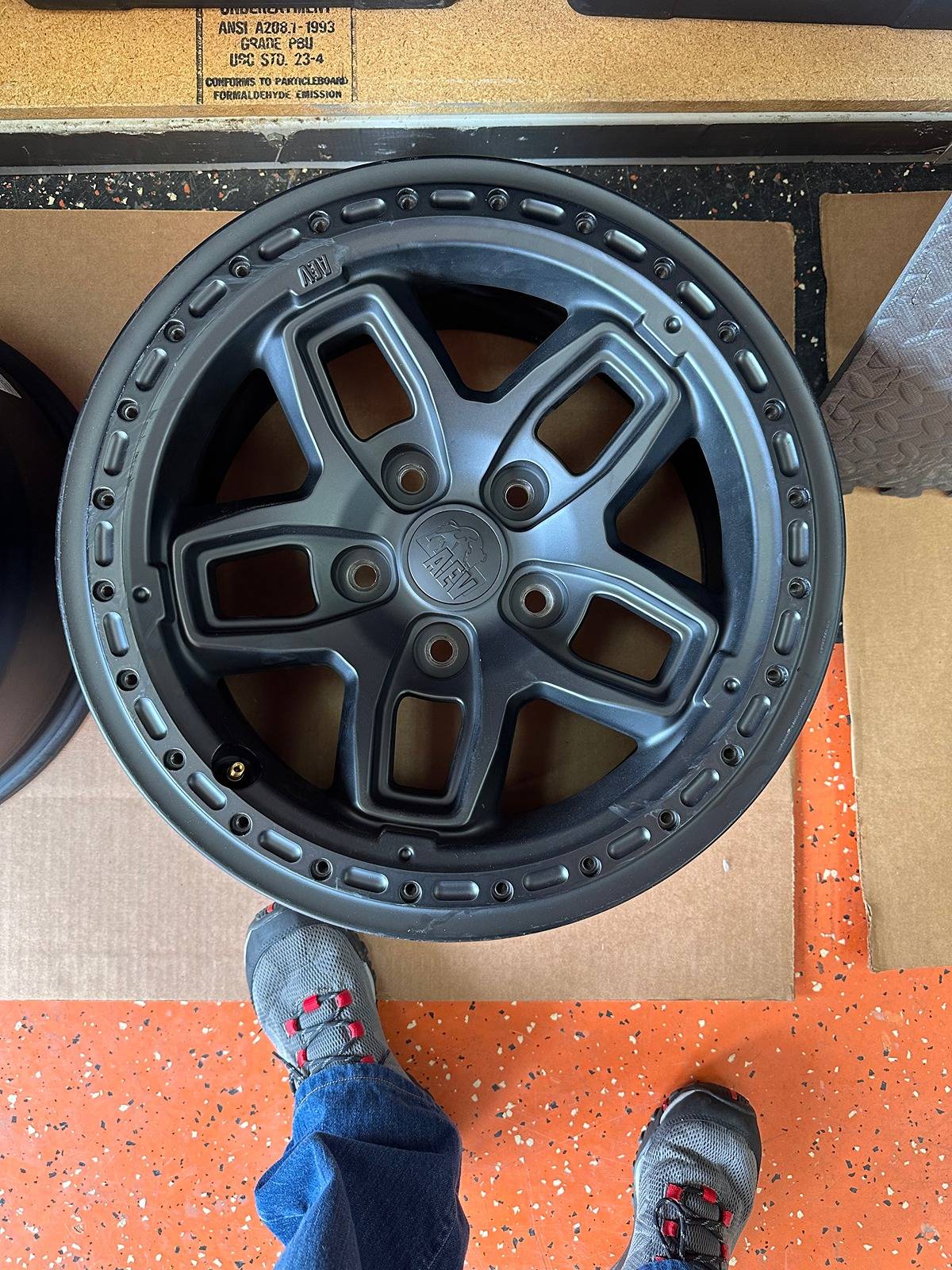 Jeep Gladiator NEW PRICE - $1100 - (5) AEV BORAH WHEELS FOR JEEP IMG_1672