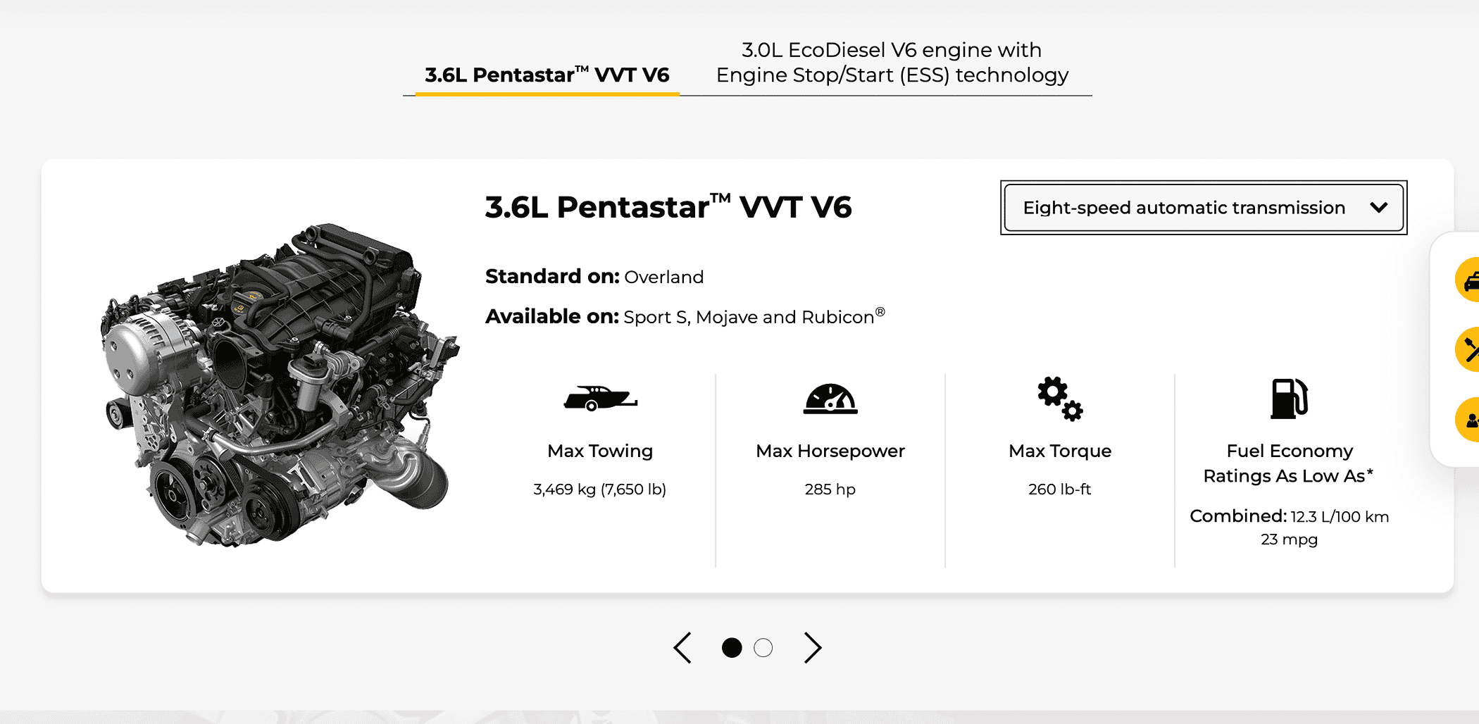 Jeep Gladiator 2021 Gladiator Overland Towing Capacity - Lots of Mixed Information? Screenshot 2024-04-06 at 6.38.47 PM