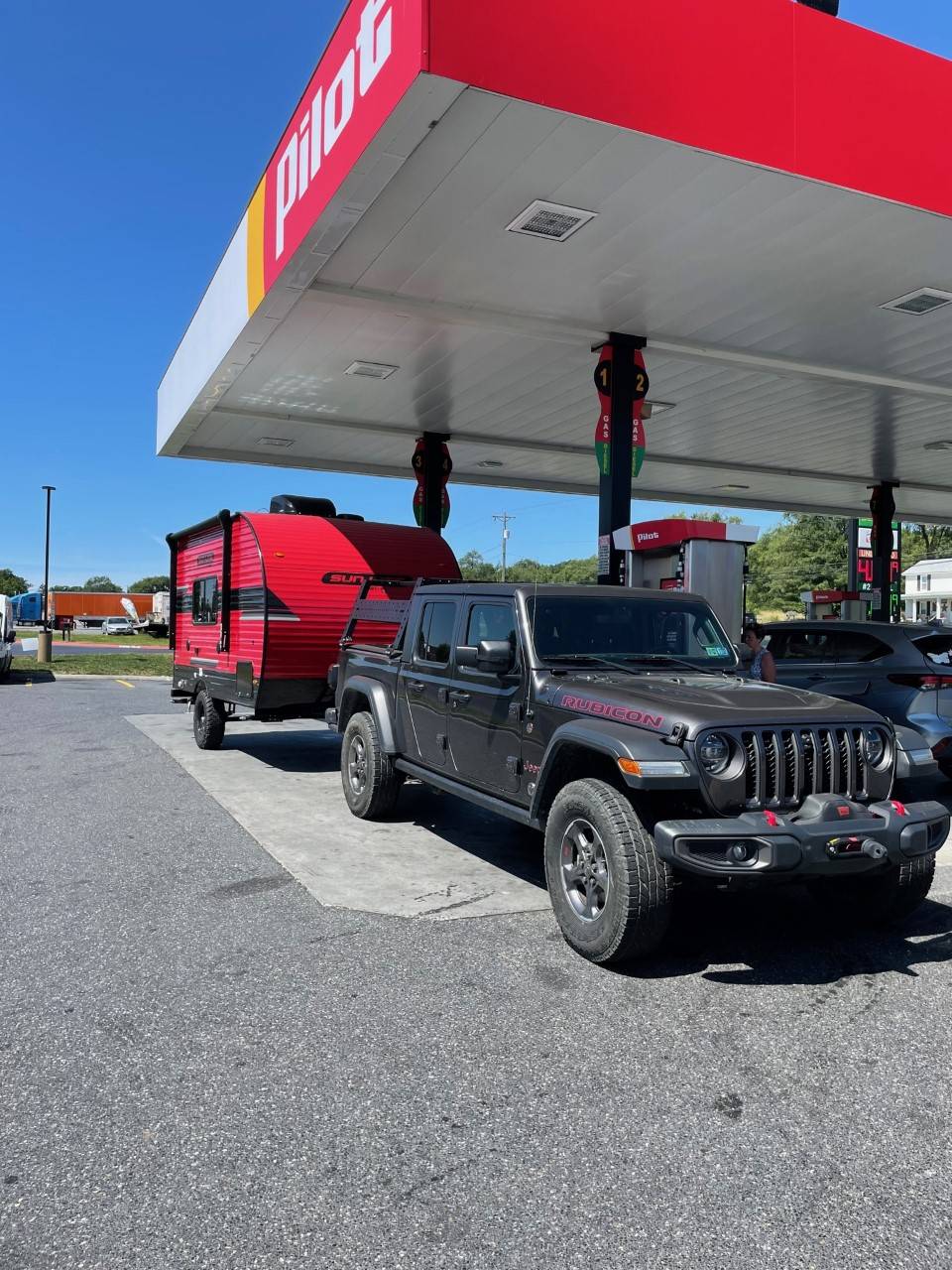 Jeep Gladiator Show us what camper / trailer / RV you're towing with your JT GasStationCamper