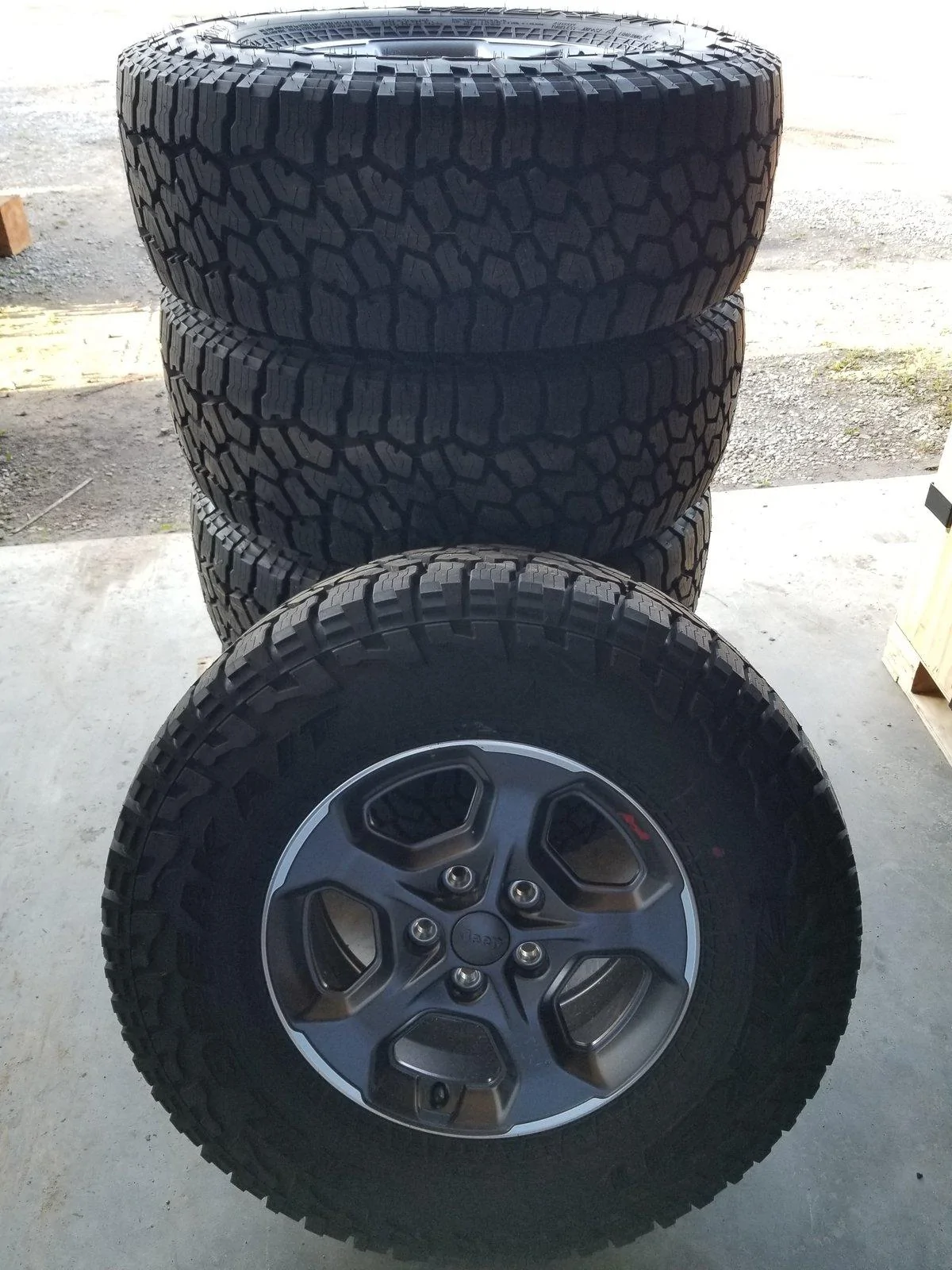 Jeep Gladiator For Sale: Rubicon Stock Wheels and Falken AT Tires 0 Miles wheelstires