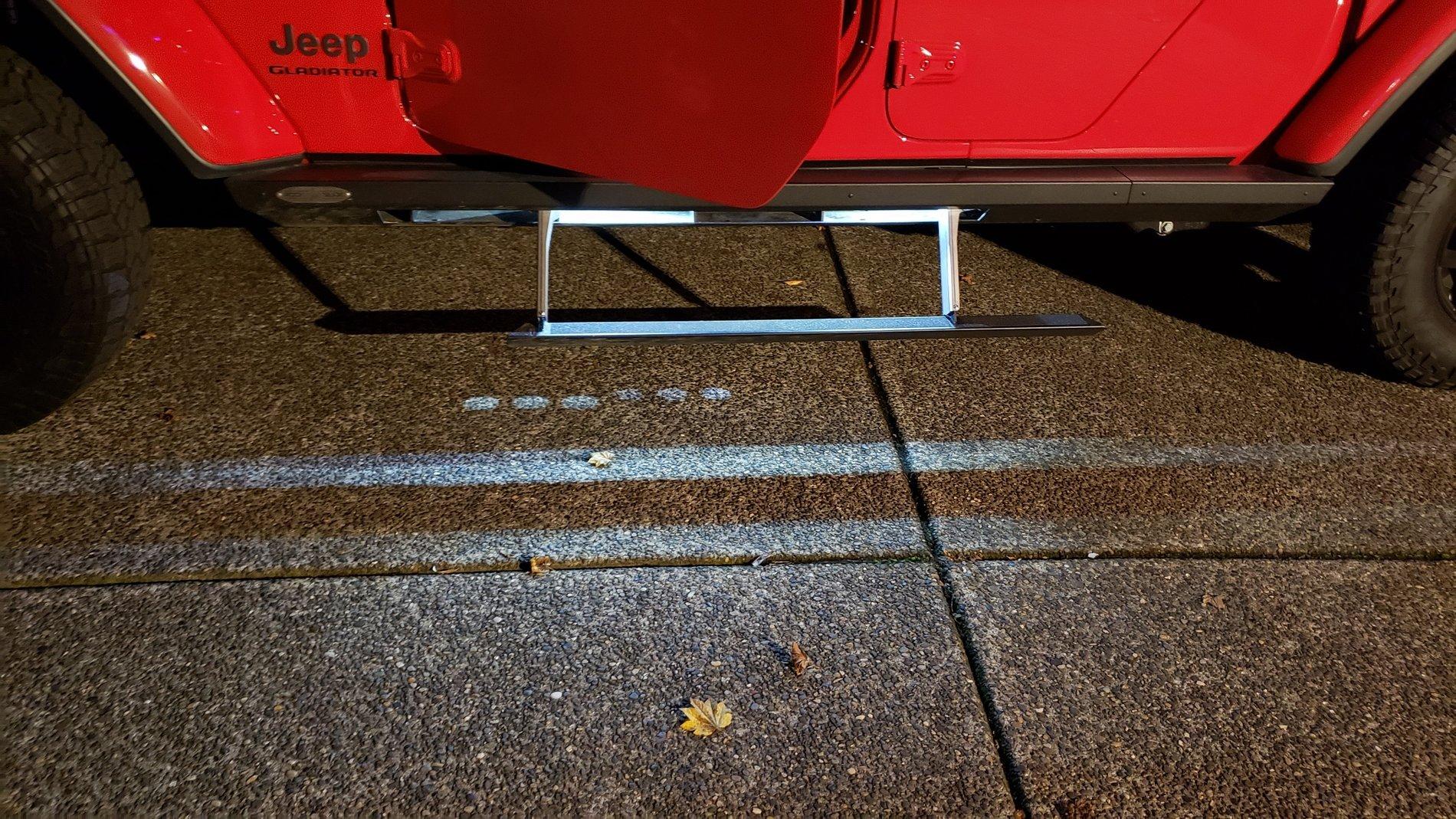 Jeep Gladiator Mopar Extended Performance Rock Rails Installed 20191008_193023_resized