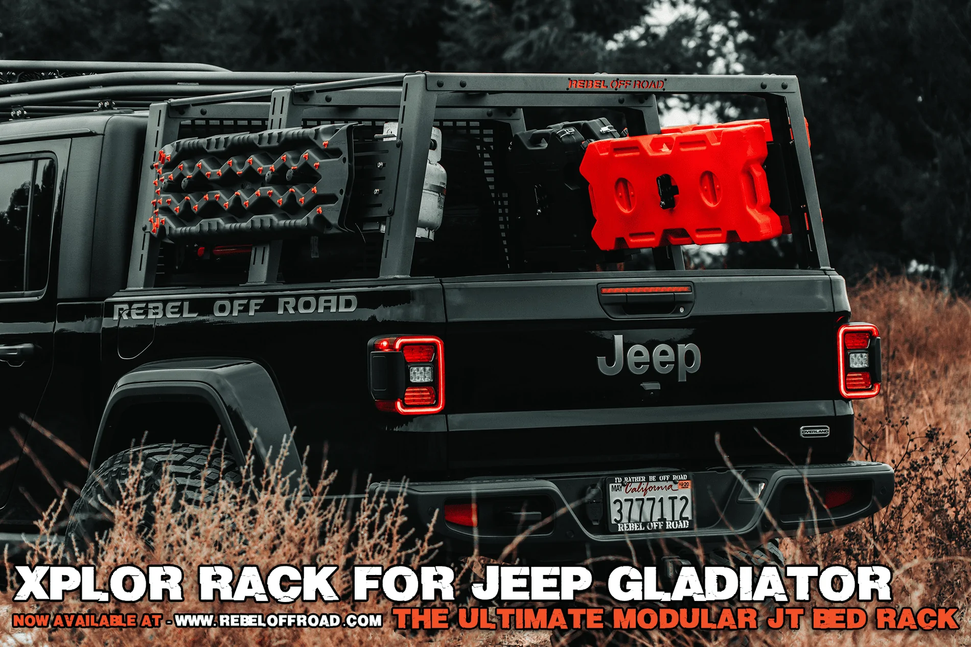 Jeep Gladiator XPLOR Jeep Gladiator Full Bed Rack E_G08647v2