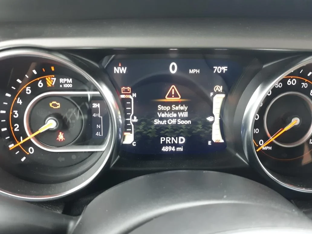 Jeep Gladiator ESS Warning Light is back ....Pretty Bummed! Resized_20191007_150254