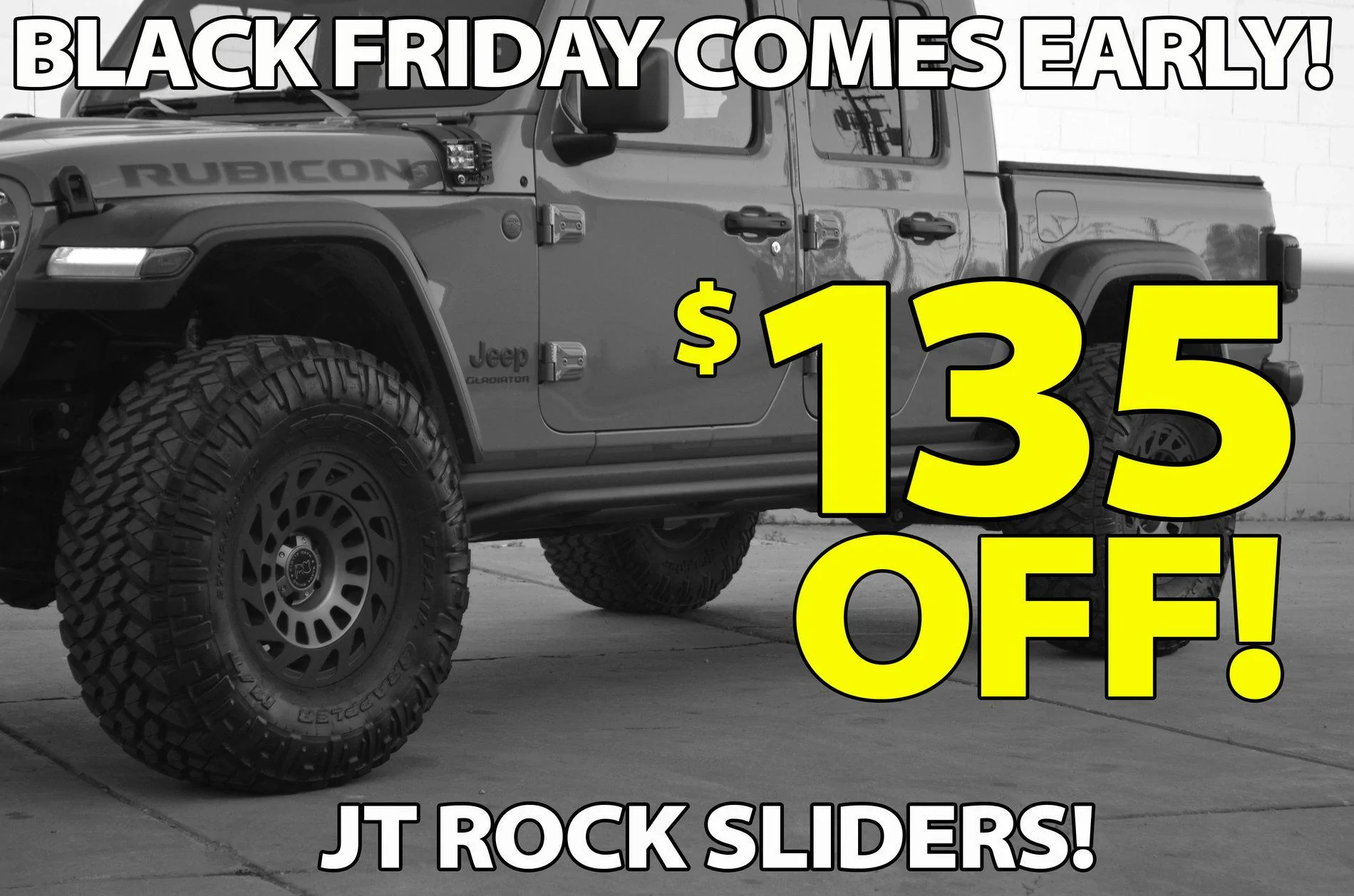 Jeep Gladiator BLACK FRIDAY PRICING STARTS NOW! 135-Off-JT