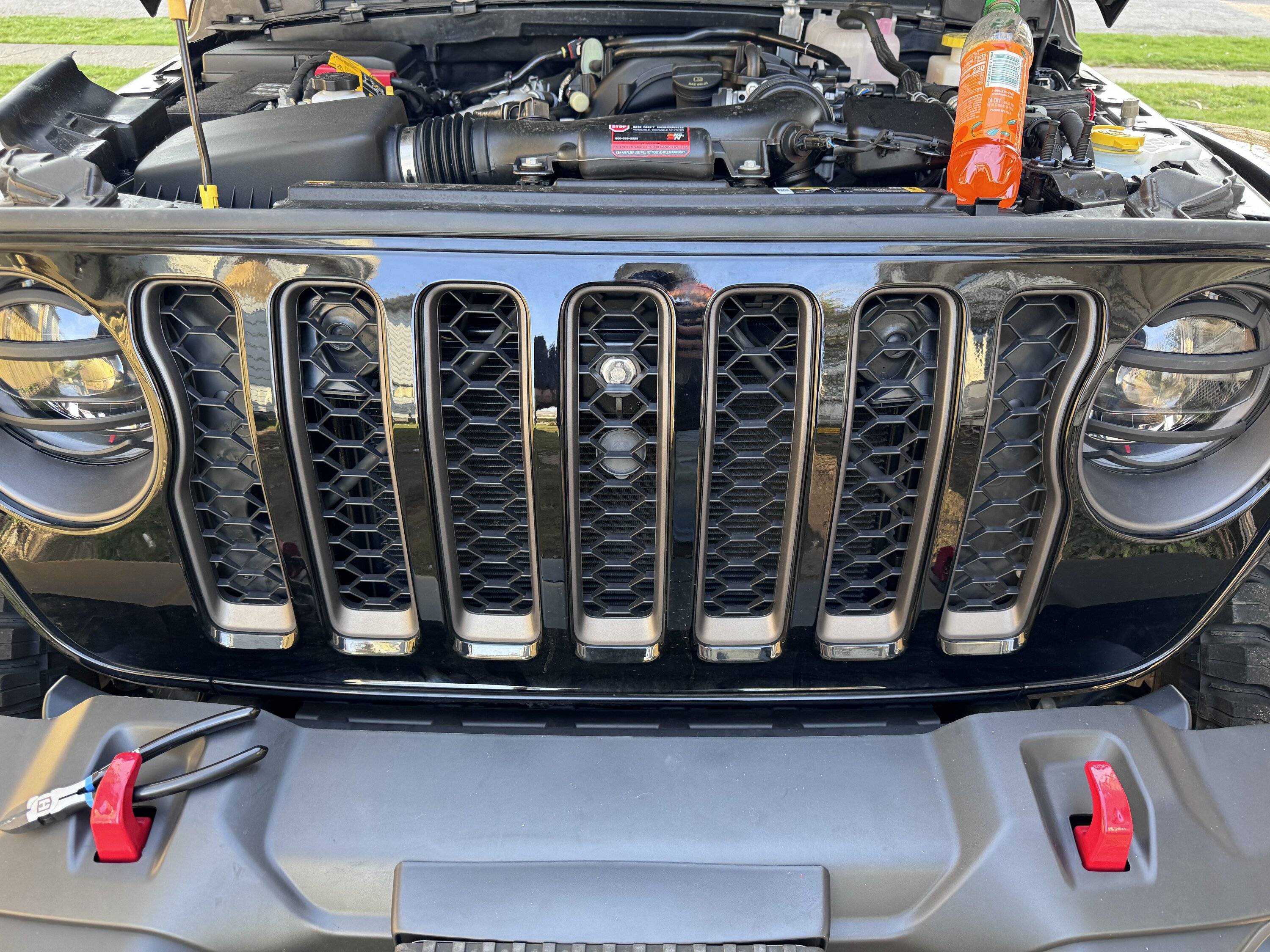 Jeep Gladiator Bolt hood lock, worth it! IMG_9156