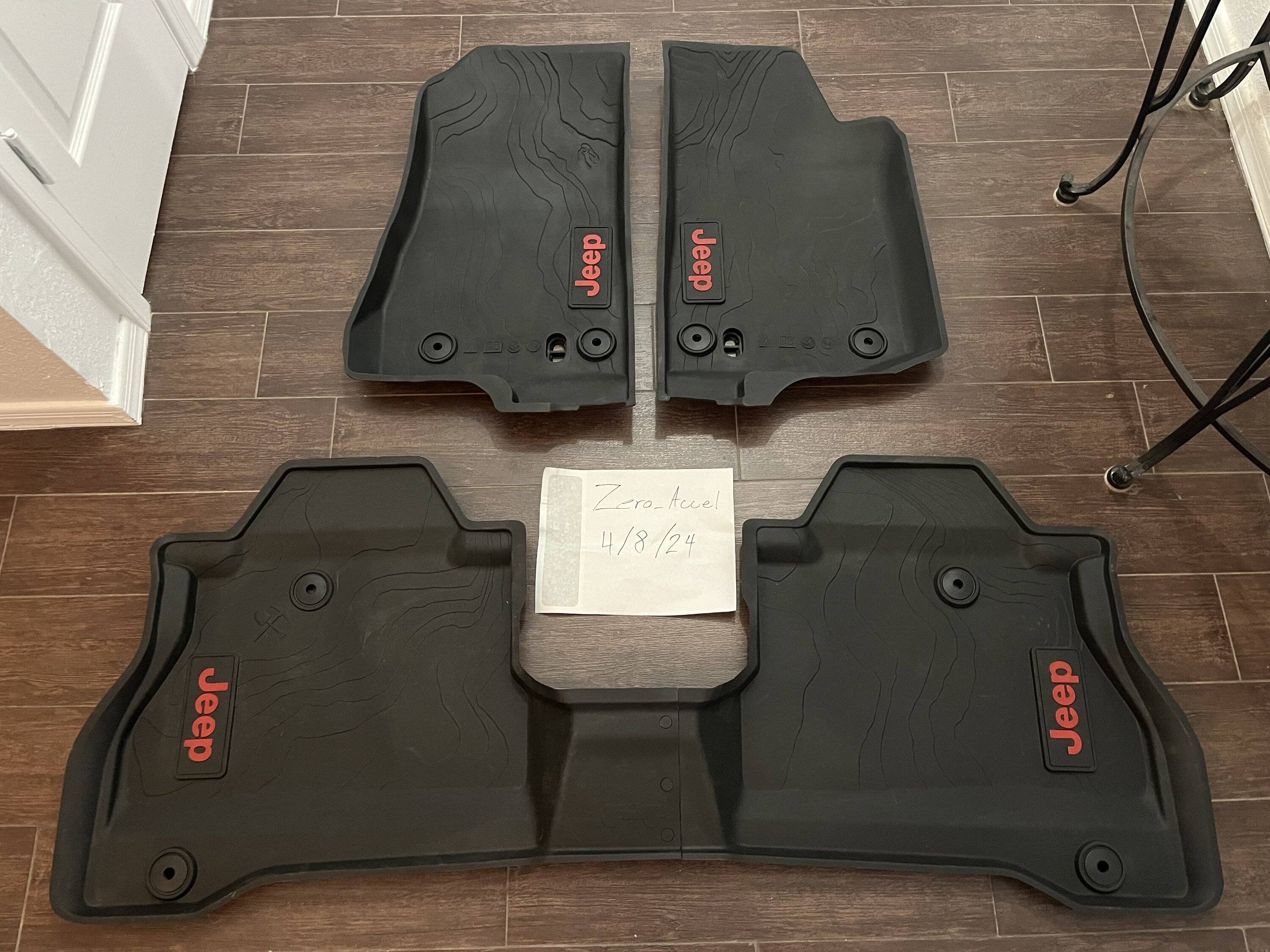 Jeep Gladiator Mopar All Weather Floor Mats - $135 - IMG_9713.JPG