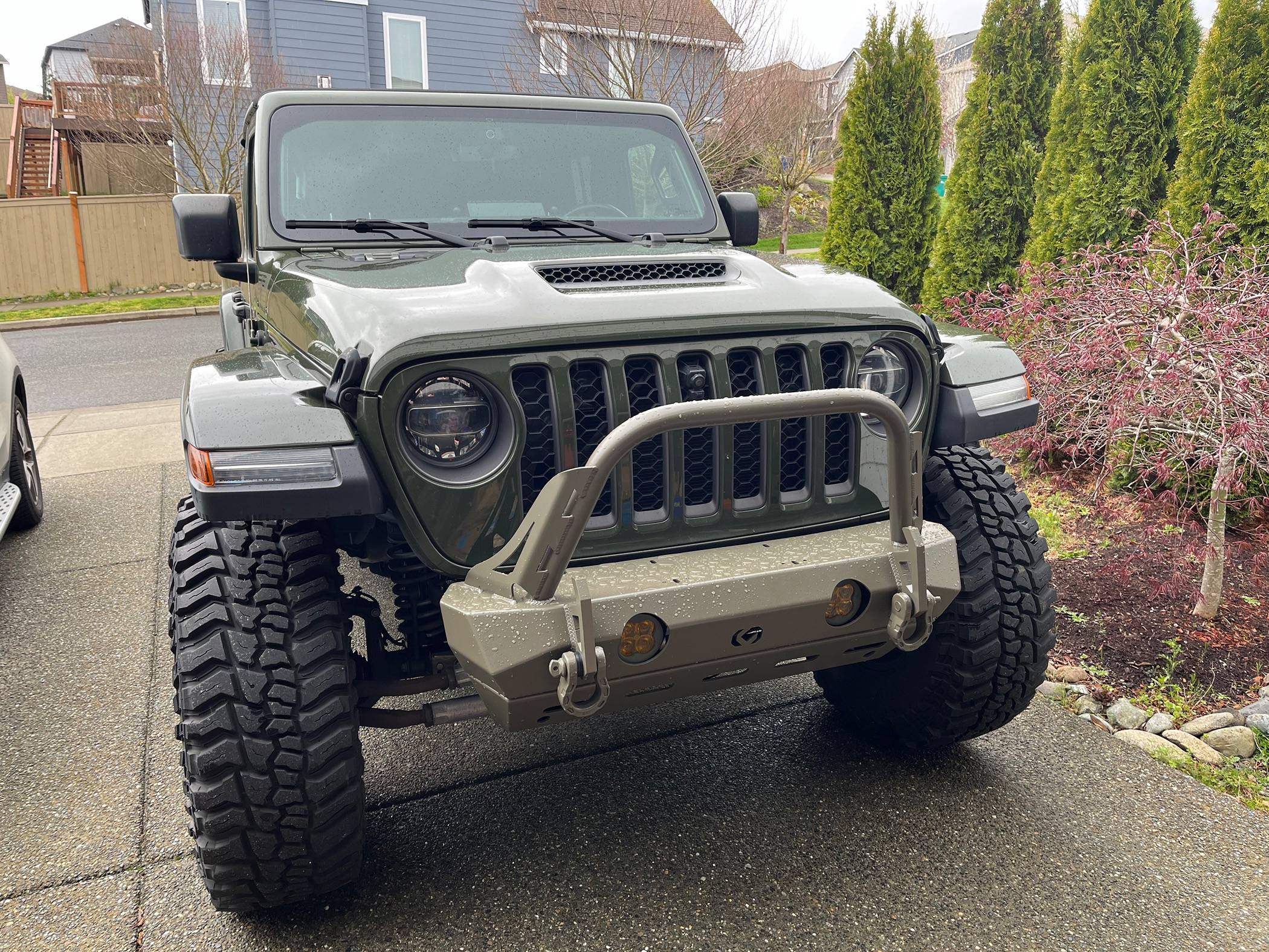 Jeep Gladiator Cavfab Rampage Bumper & Skidplate Installed! IMG_6013