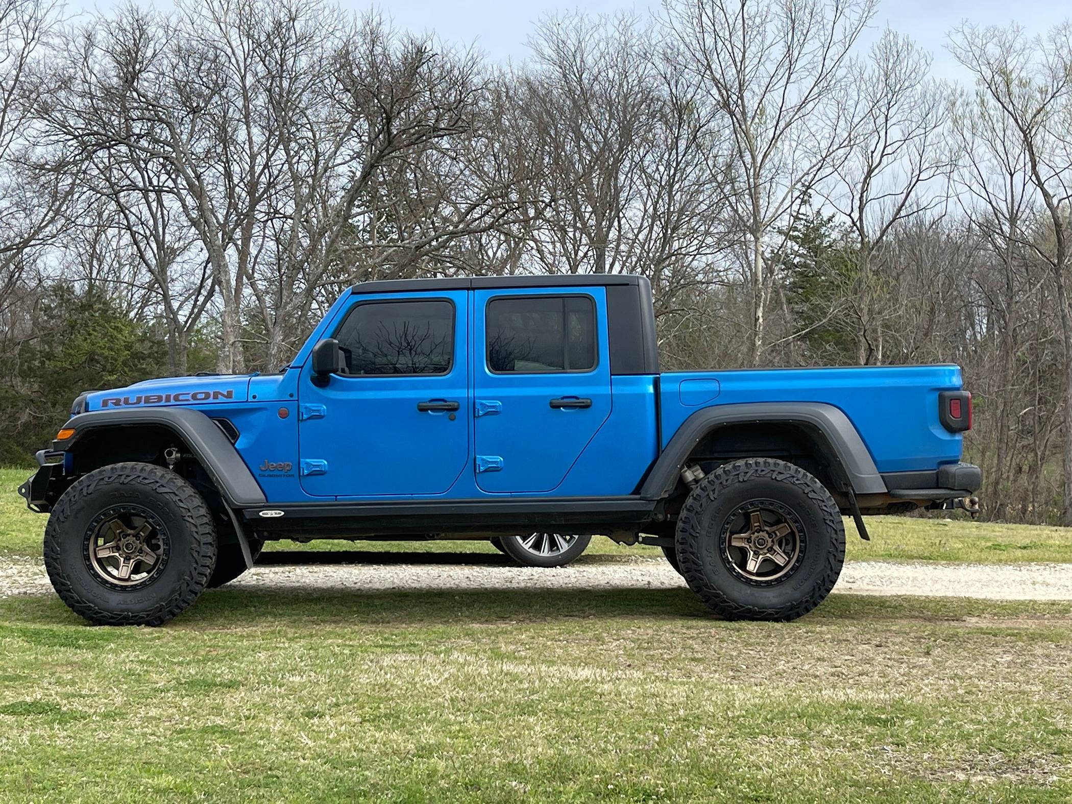 Jeep Gladiator Top 4 Mickey Thompson Baja Tires Jeep with new tires and wheels 3-24-24