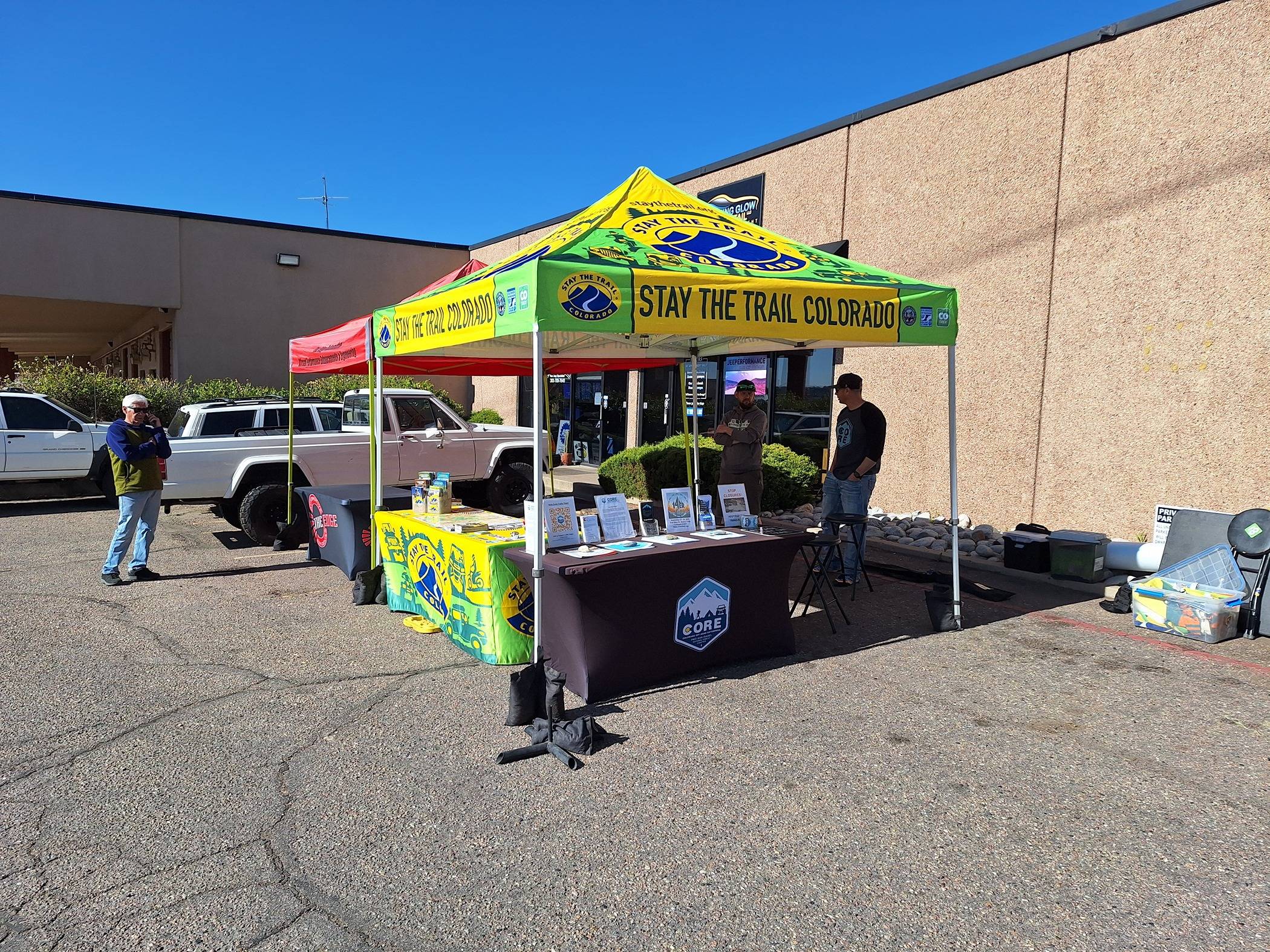 Jeep Gladiator Had a great day representing COHVCO, CORE, Stay the Trail and Tread Lightly at The Edge Automotive 4x4/Yukon Gear open house in Englewood, CO today 1000001530