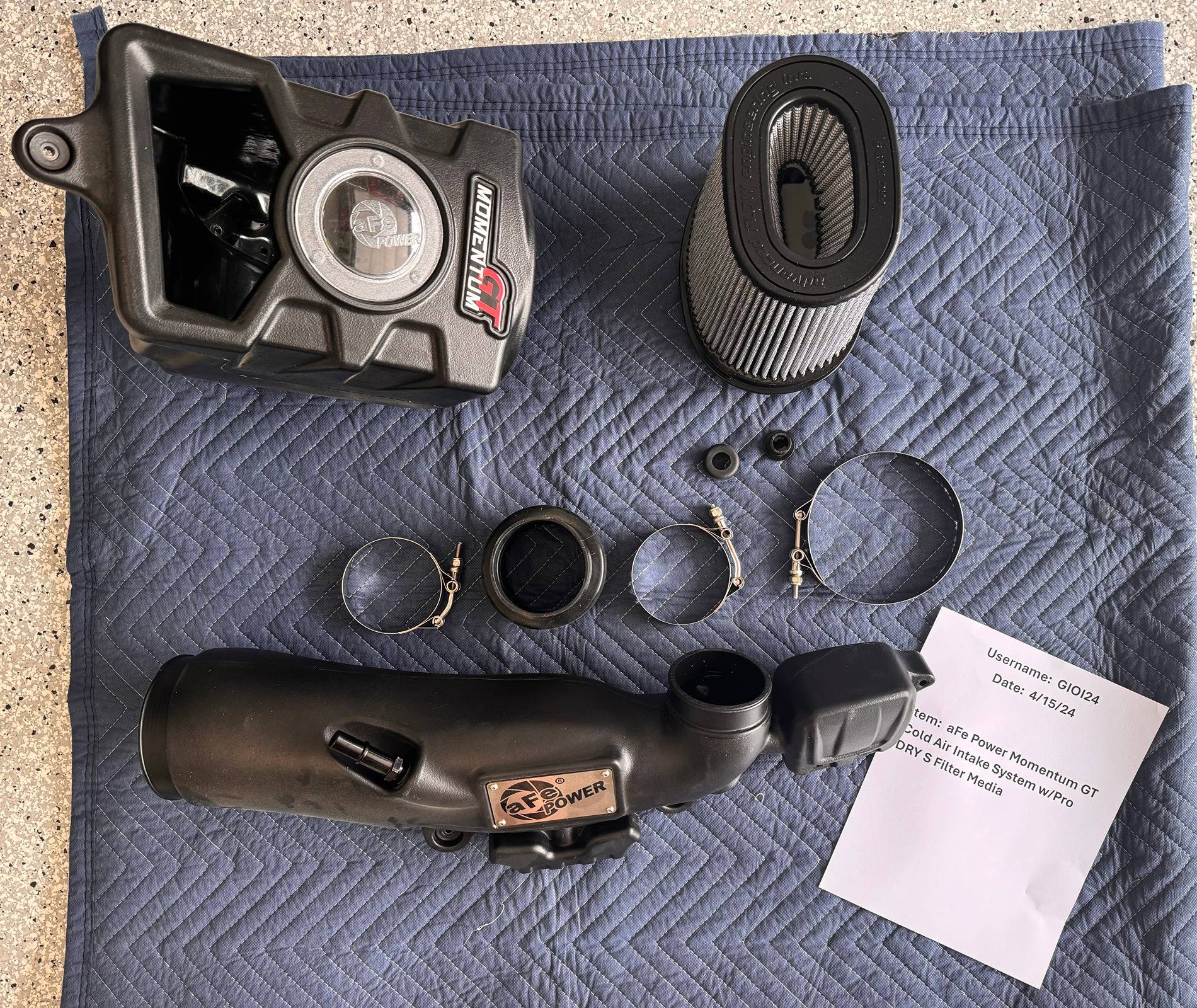 Jeep Gladiator For Sale:  aFe Power Momentum GT CAI System w/Pro DRY S Filter Media IMG_9656