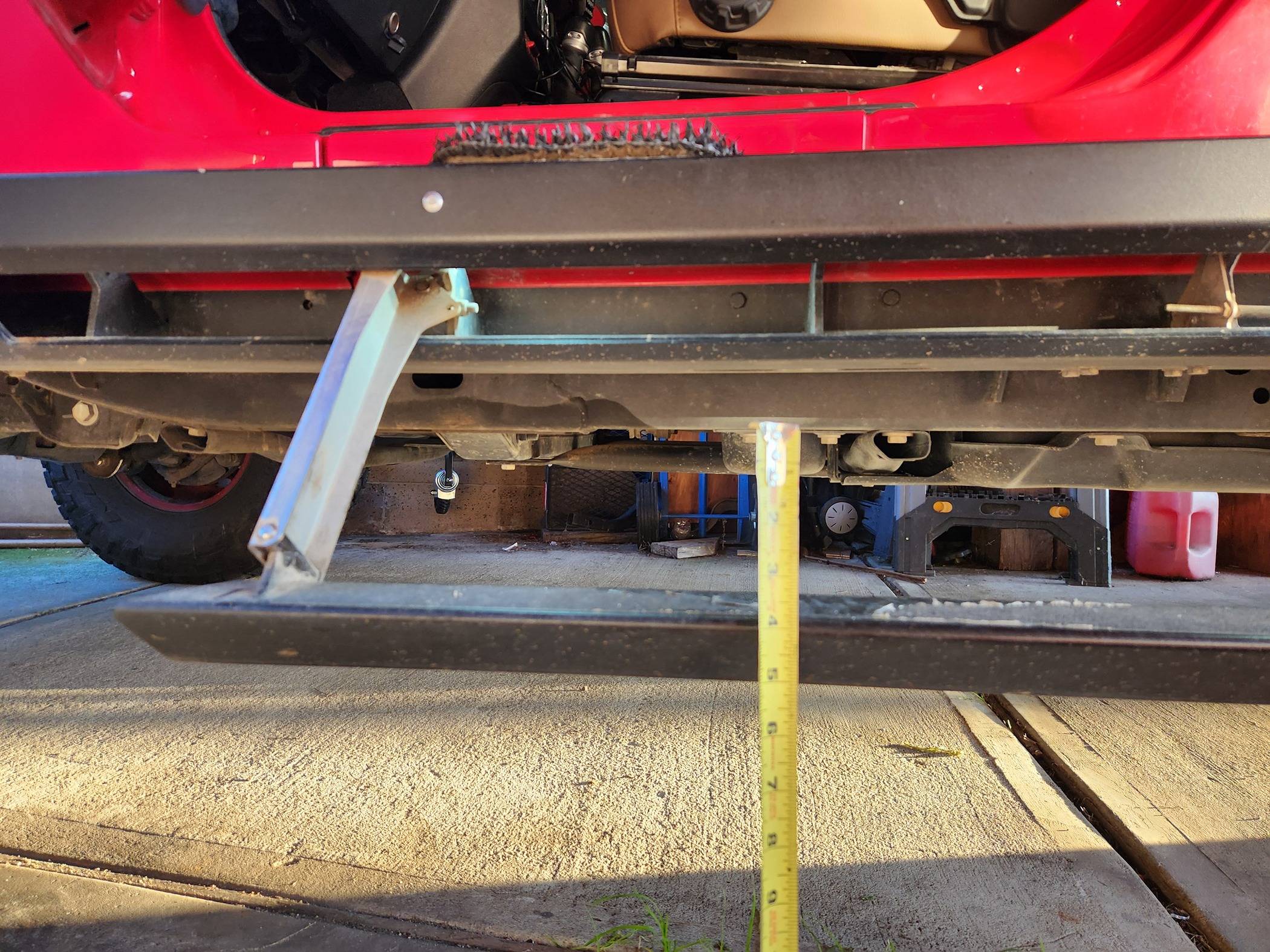 Jeep Gladiator Steps or Sliders....hhhmmm 20240415_184829