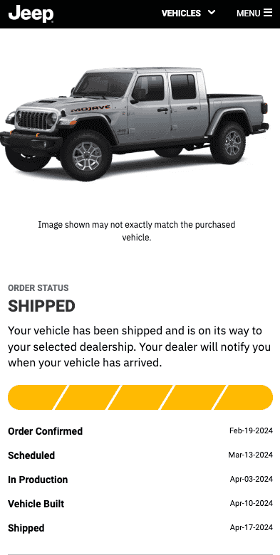 Jeep Gladiator 2024 Waiting Room Screenshot 2024-04-19 at 10.25.44 AM