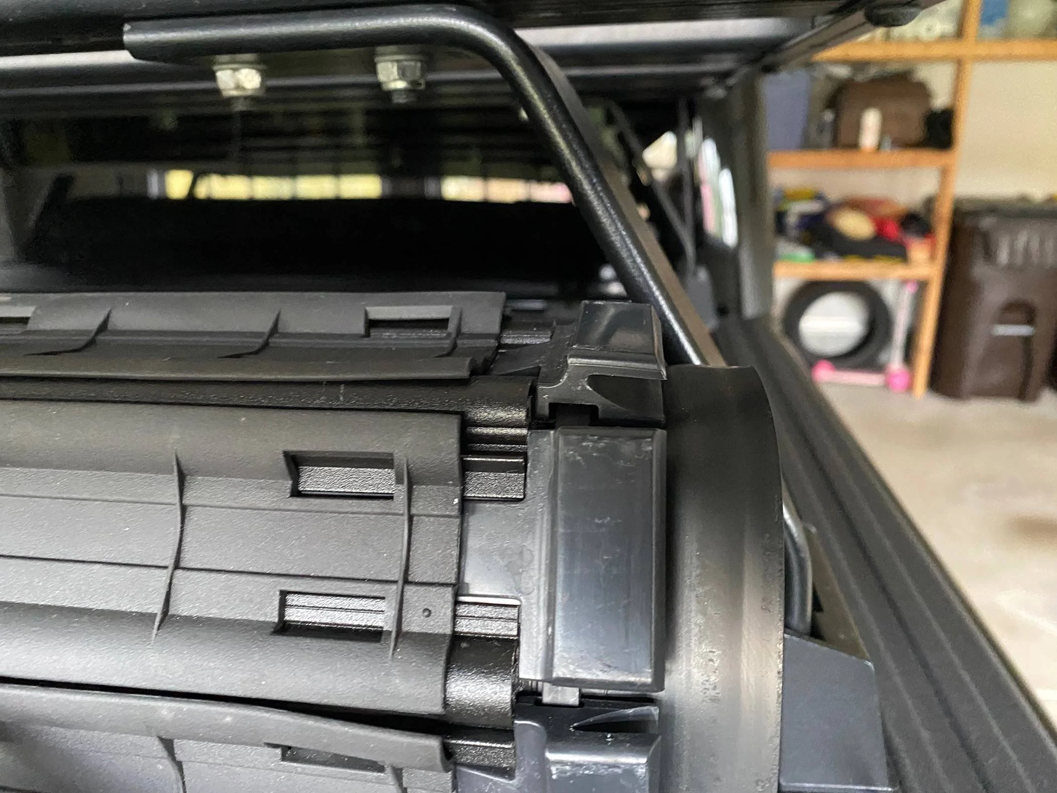 Jeep Gladiator Frontrunner Slimline rack with Bak X4s IMG_3079