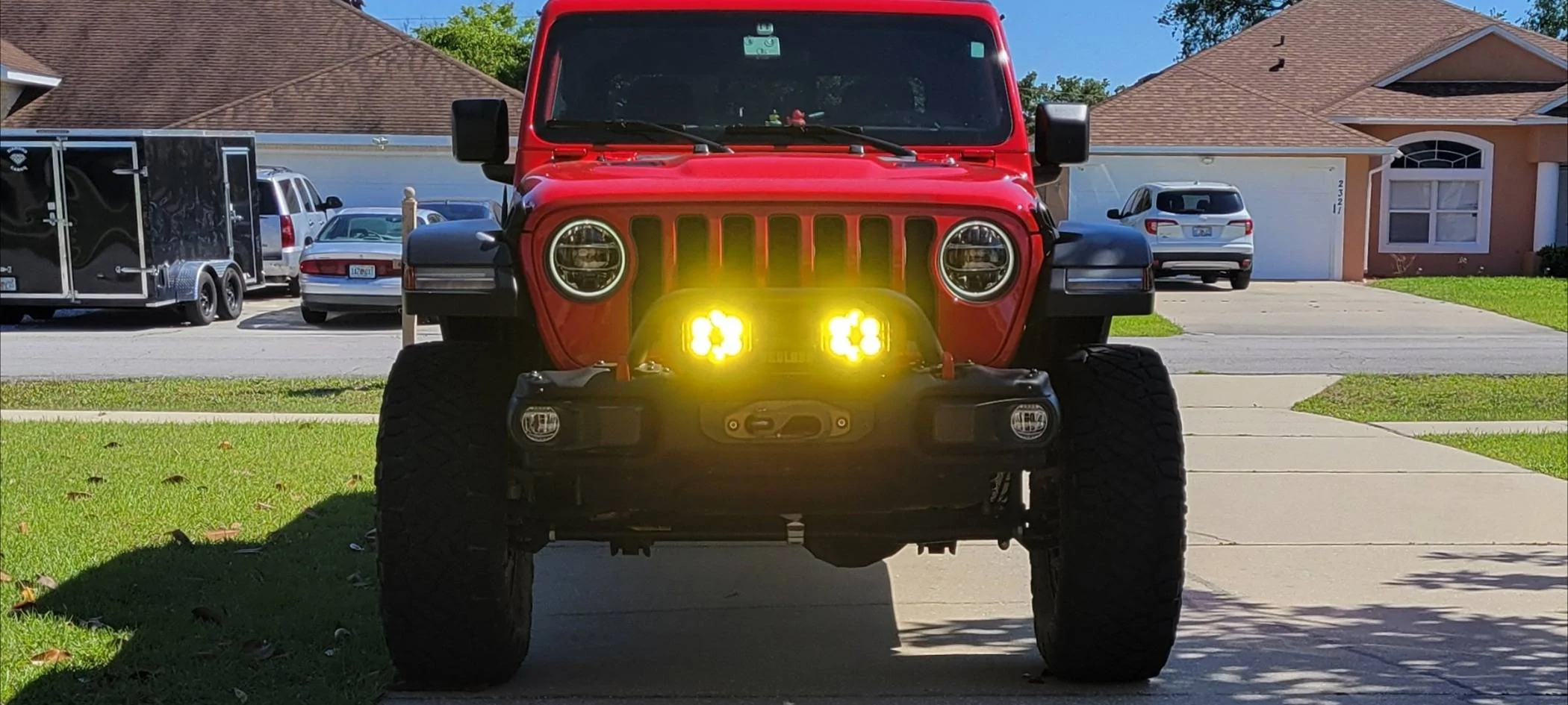 Jeep Gladiator Off road lights on Mopar steel bumper ideas 1000008987