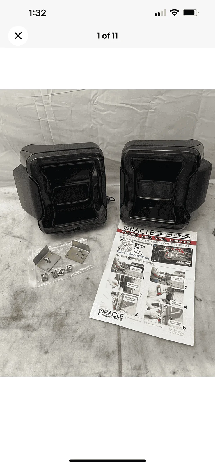 Jeep Gladiator Oracle flush mounts finally went out. What should I do…… IMG_1451