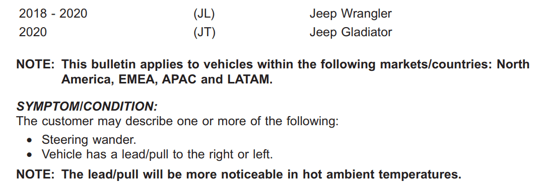 Jeep Gladiator Still pulling to the right (slightly) after front end alignment 1713754404230-bl