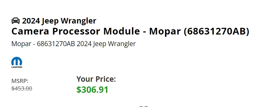 Jeep Gladiator HOW TO: Add Factory Front Trail Camera to Gladiator (DIY Writeup) 1713808593549-0y