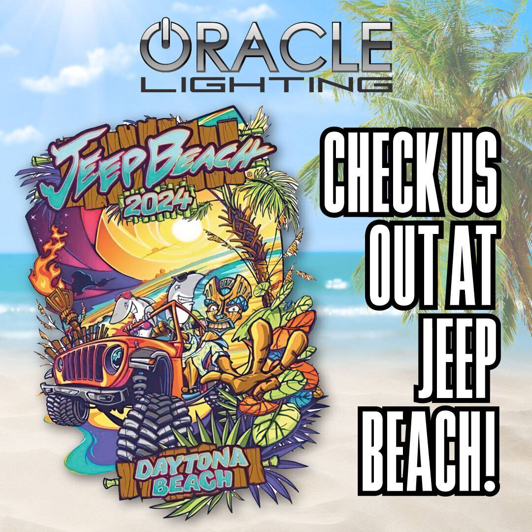 Jeep Gladiator ORACLE Lighting at Jeep Beach! JB-square