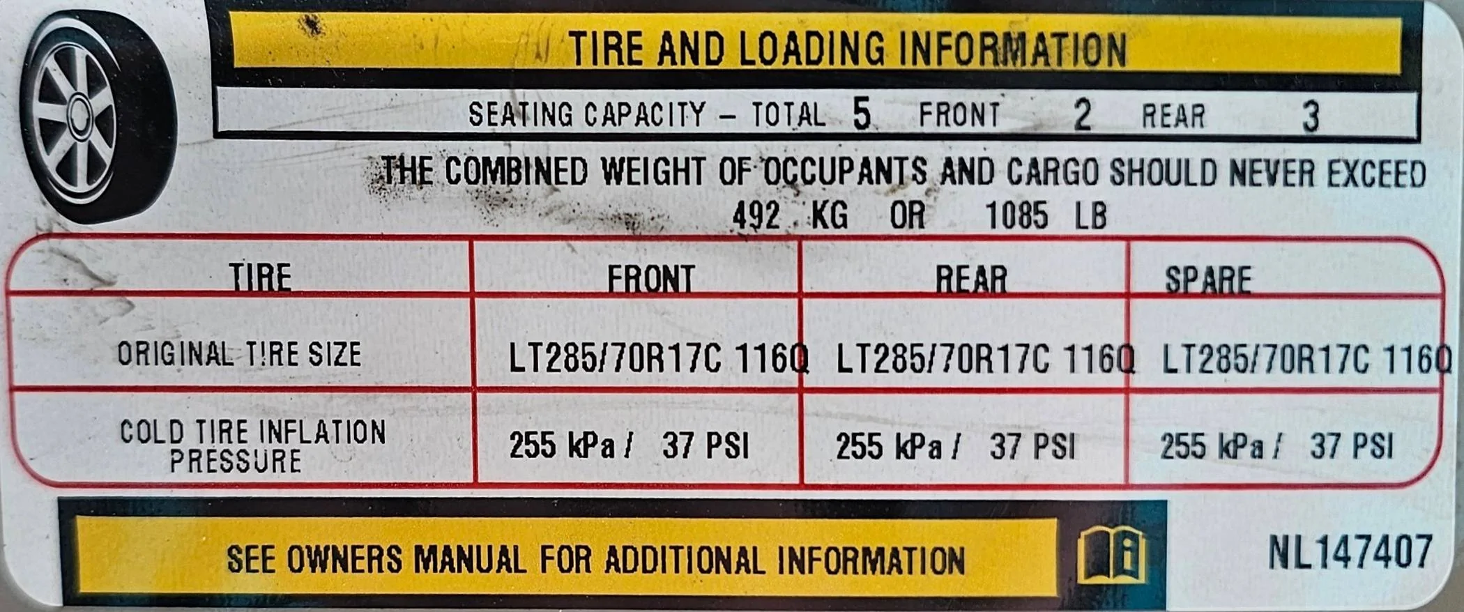 Jeep Gladiator I weighed myself! Doorjamb Tire and Loading
