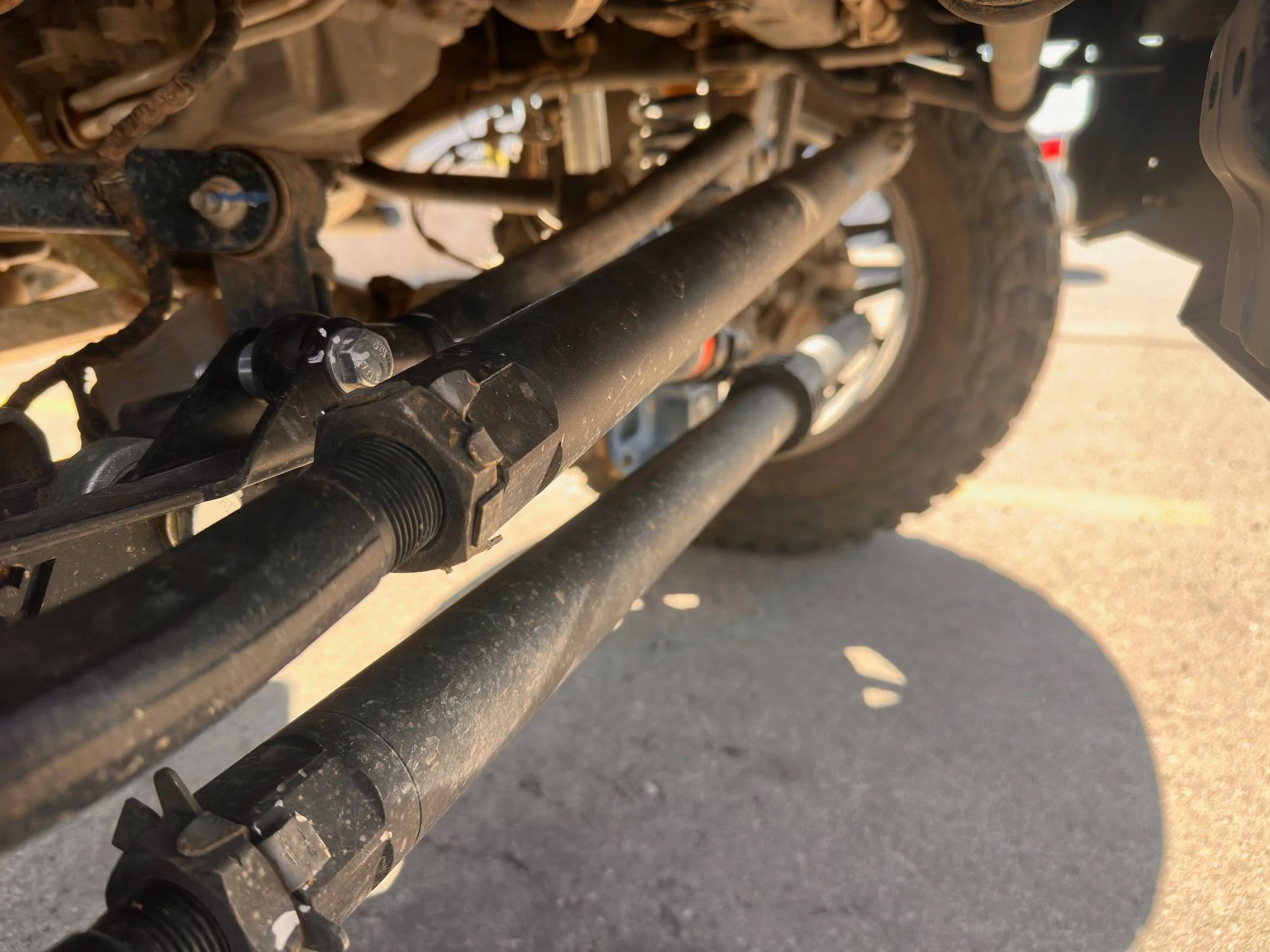 Jeep Gladiator Weird angle of drag link end IMG_6018