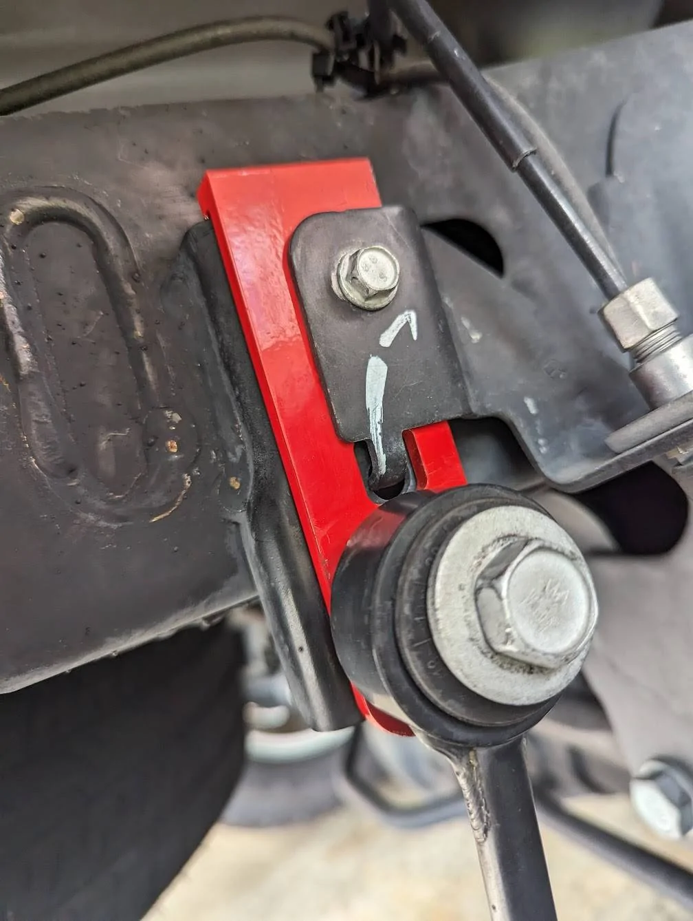 Jeep Gladiator Swaybar Endlink Re-enforcement bracket from 41.22 PXL_20240426_184901370