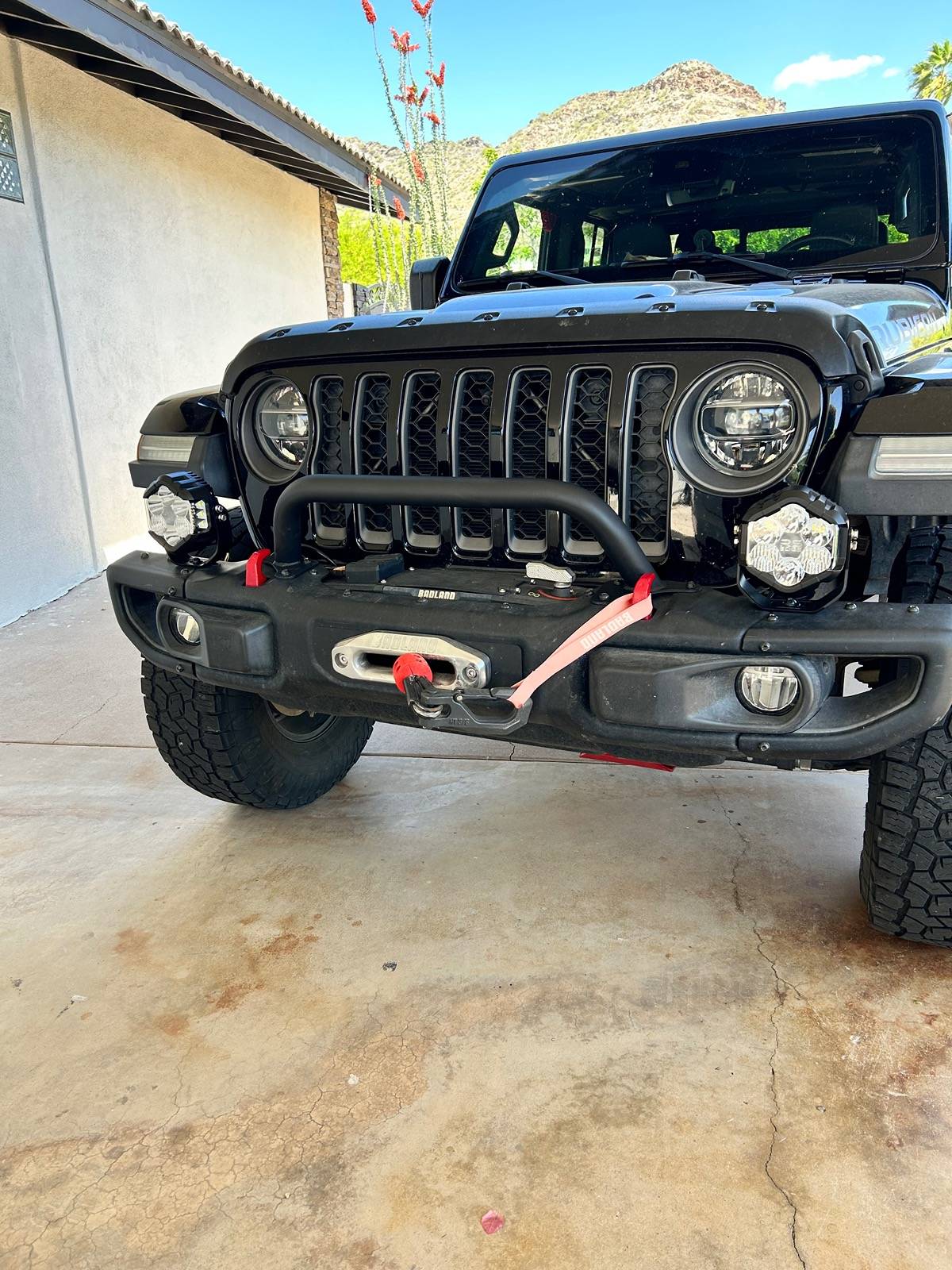 Jeep Gladiator Off road lights on Mopar steel bumper ideas IMG_2570