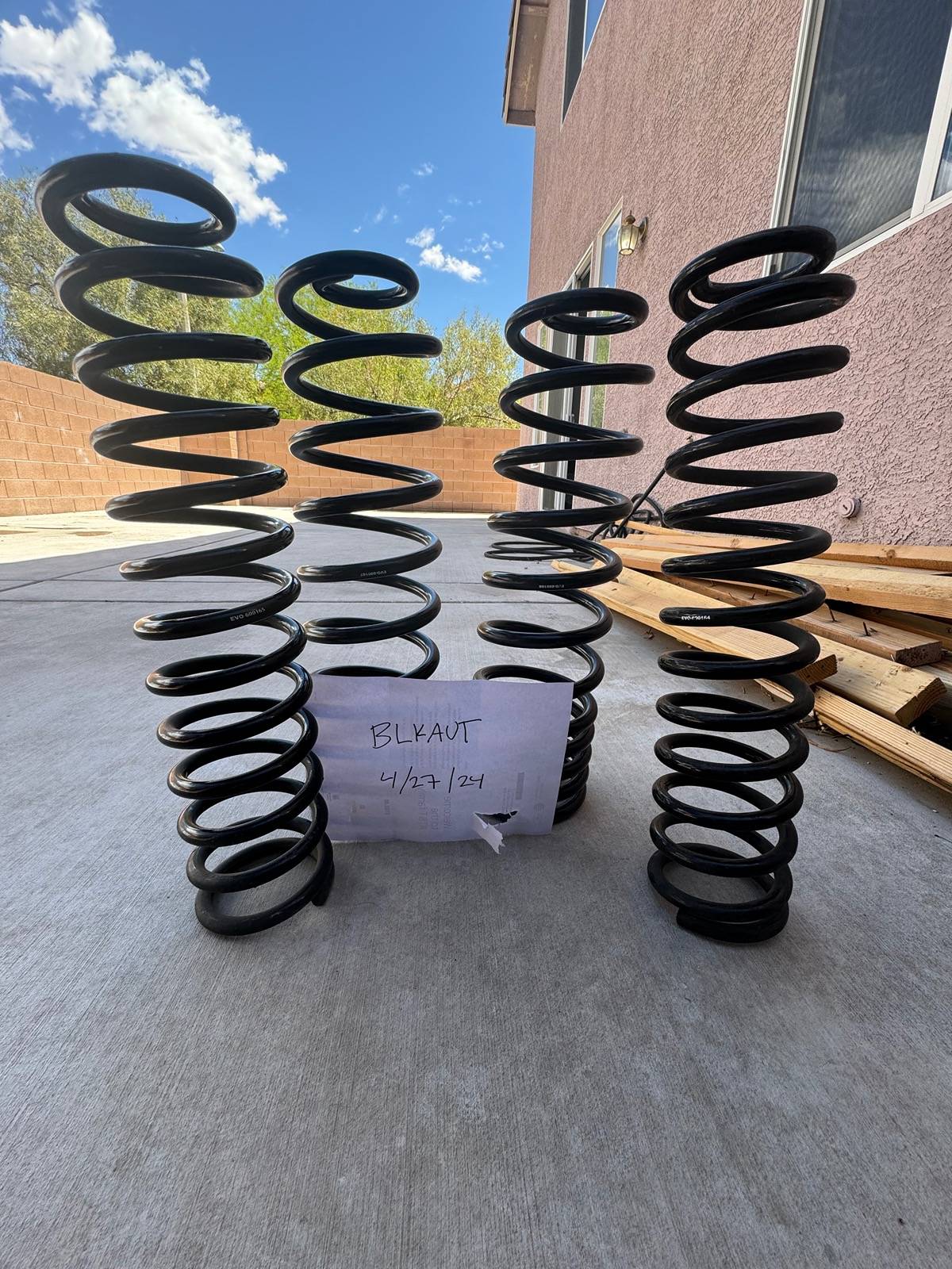 Jeep Gladiator Evo 4.5 plush coil springs $280 IMG_7173