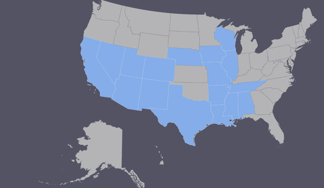 Jeep Gladiator So far, how many states has your Gladiator been? amCharts