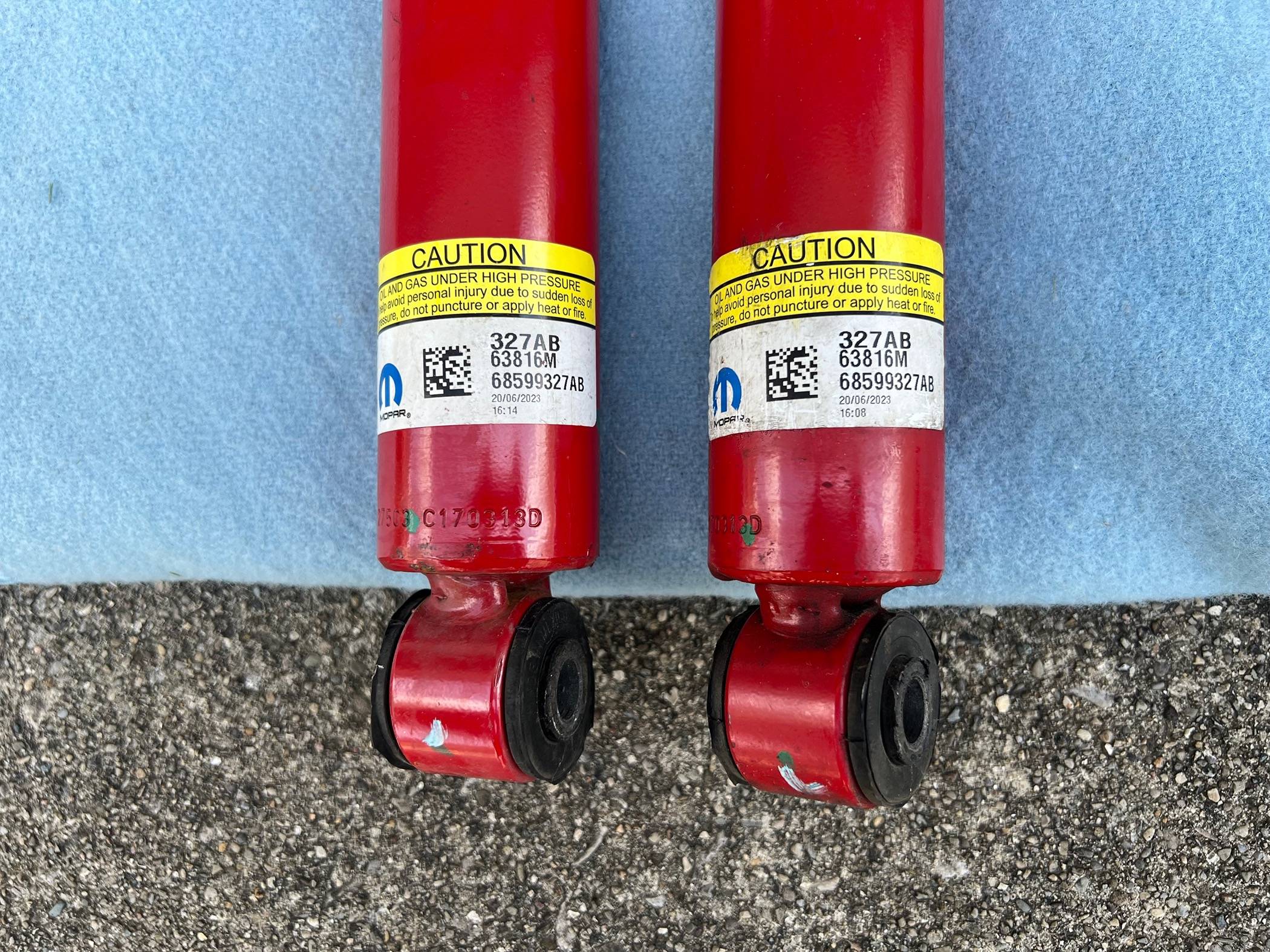 Jeep Gladiator Jeep Gladiator Rubicon Red Shocks $100 IMG_5906