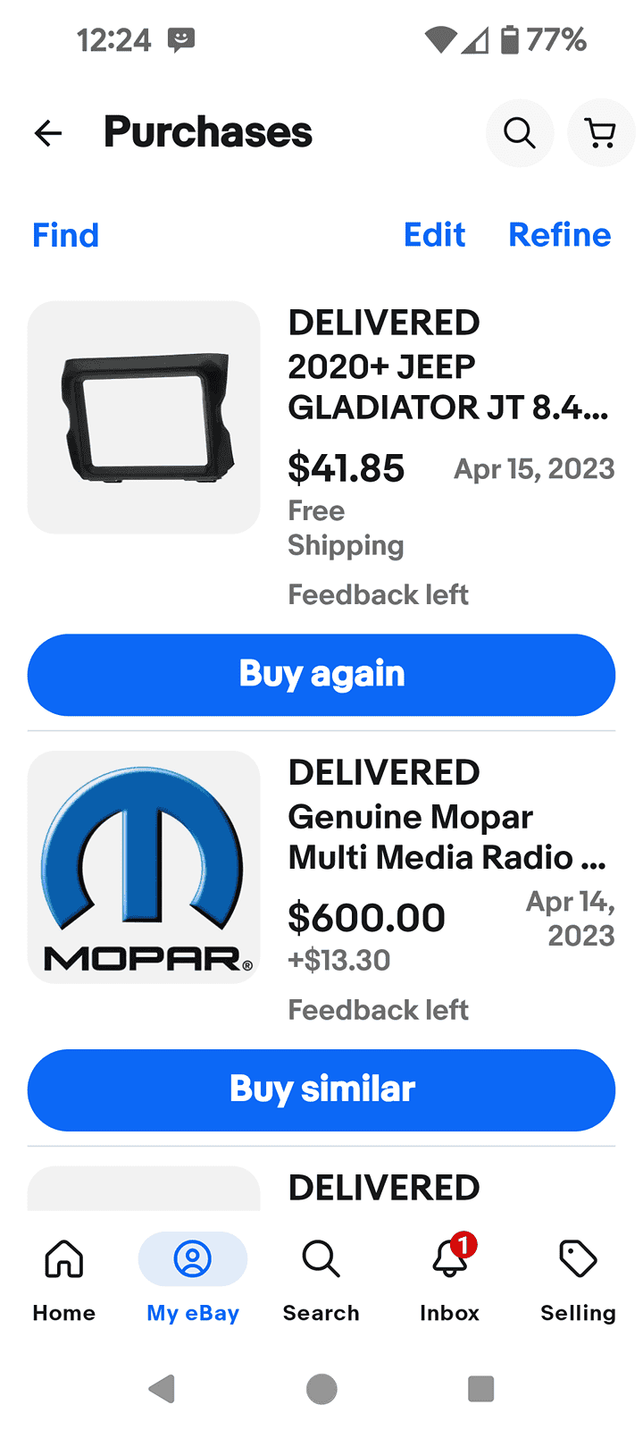 Jeep Gladiator Has anyone replaced the 7" Infotainment system with 8.4"? Screenshot_20240430-122413