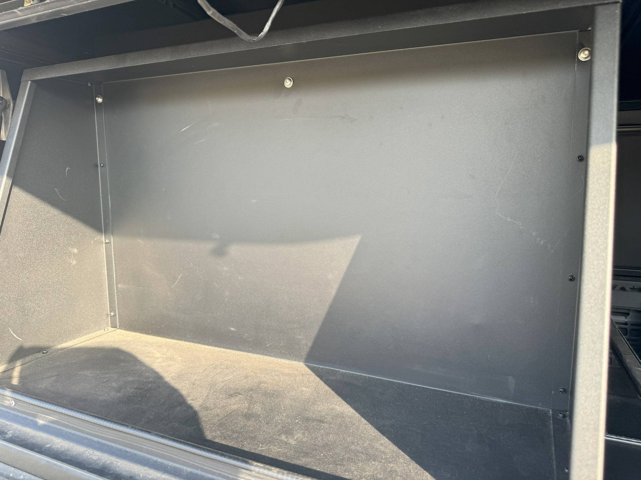 Jeep Gladiator Alucab Canopy with 4 load bars, ammo slide and cupboard - $2500 OBO IMG_1506