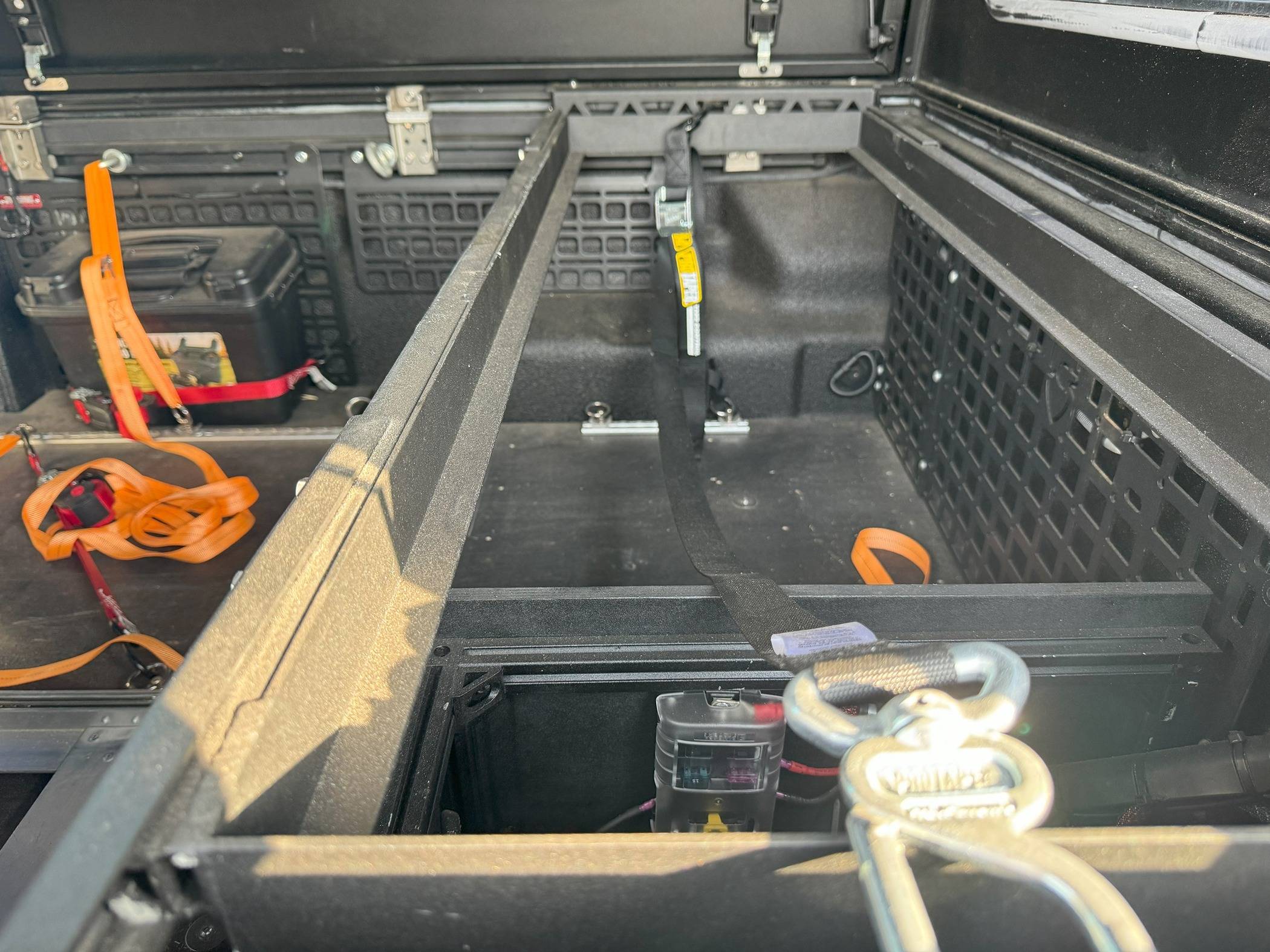 Jeep Gladiator Alucab Canopy with 4 load bars, ammo slide and cupboard - $2500 OBO IMG_1508
