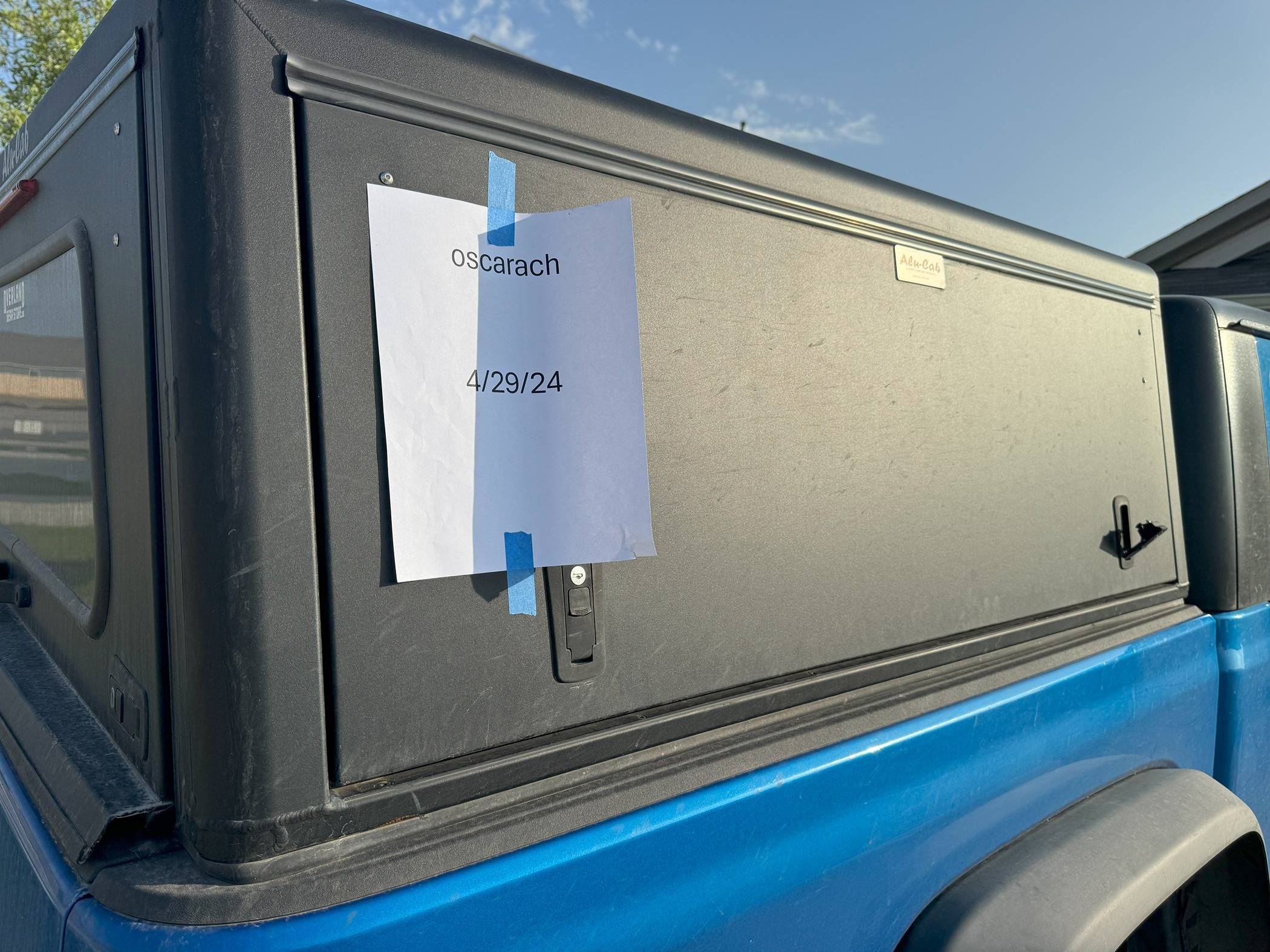 Jeep Gladiator Alucab Canopy with 4 load bars, ammo slide and cupboard - $2500 OBO IMG_1509