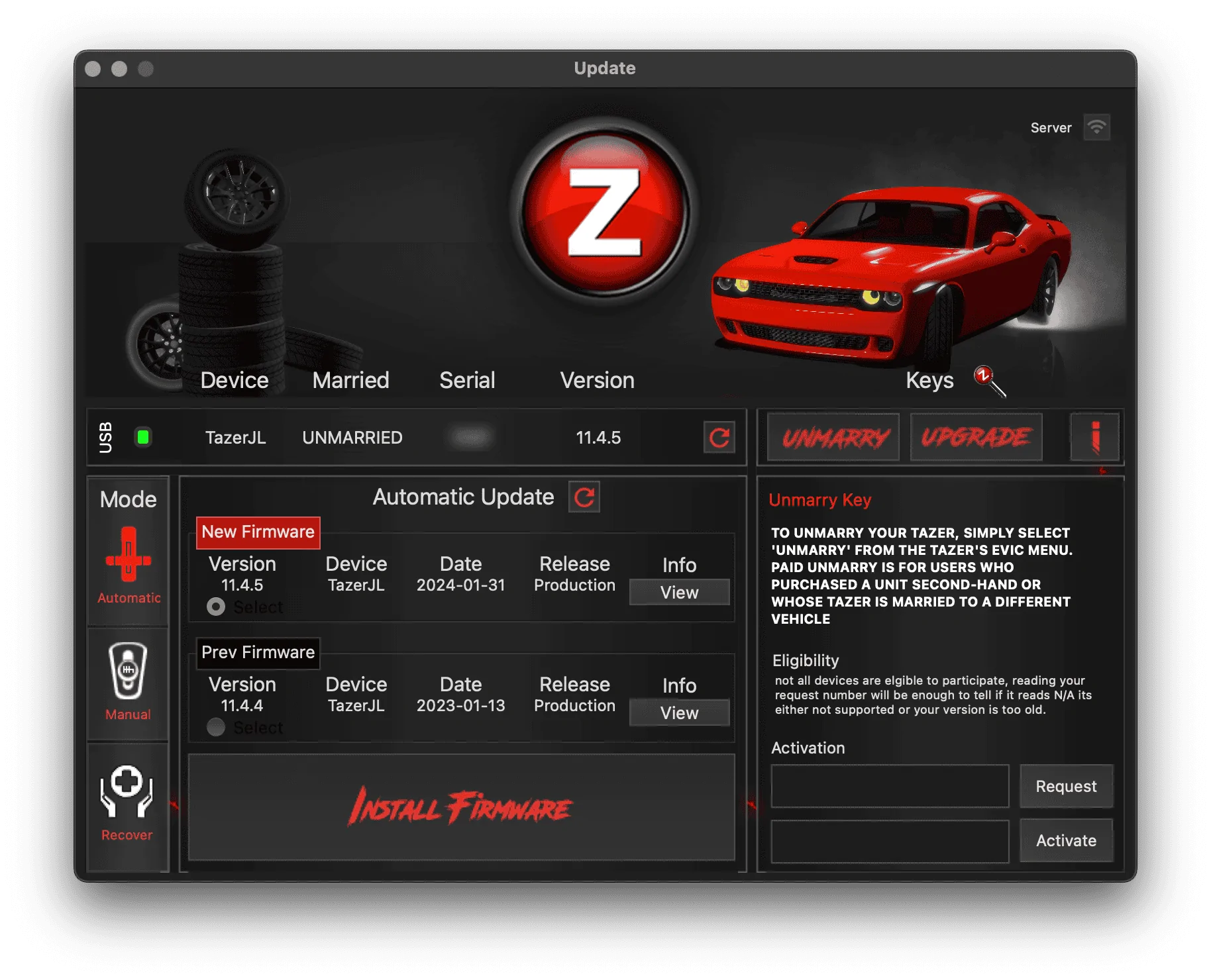 Jeep Gladiator Tazer JL Mini tazer