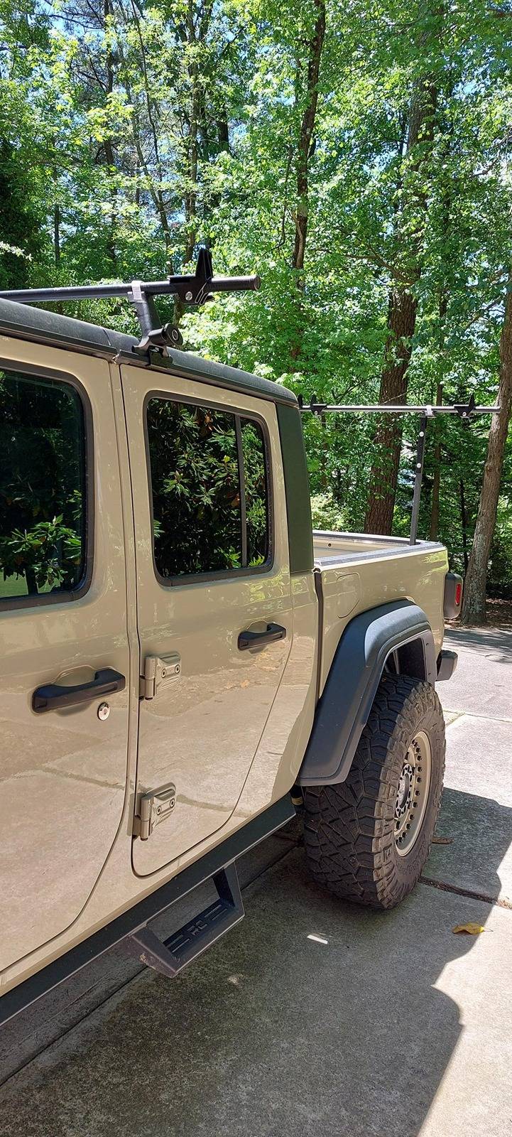 Jeep Gladiator Do You Canoe?  Post your rack pix & how you're haulin it. 20240501_130540