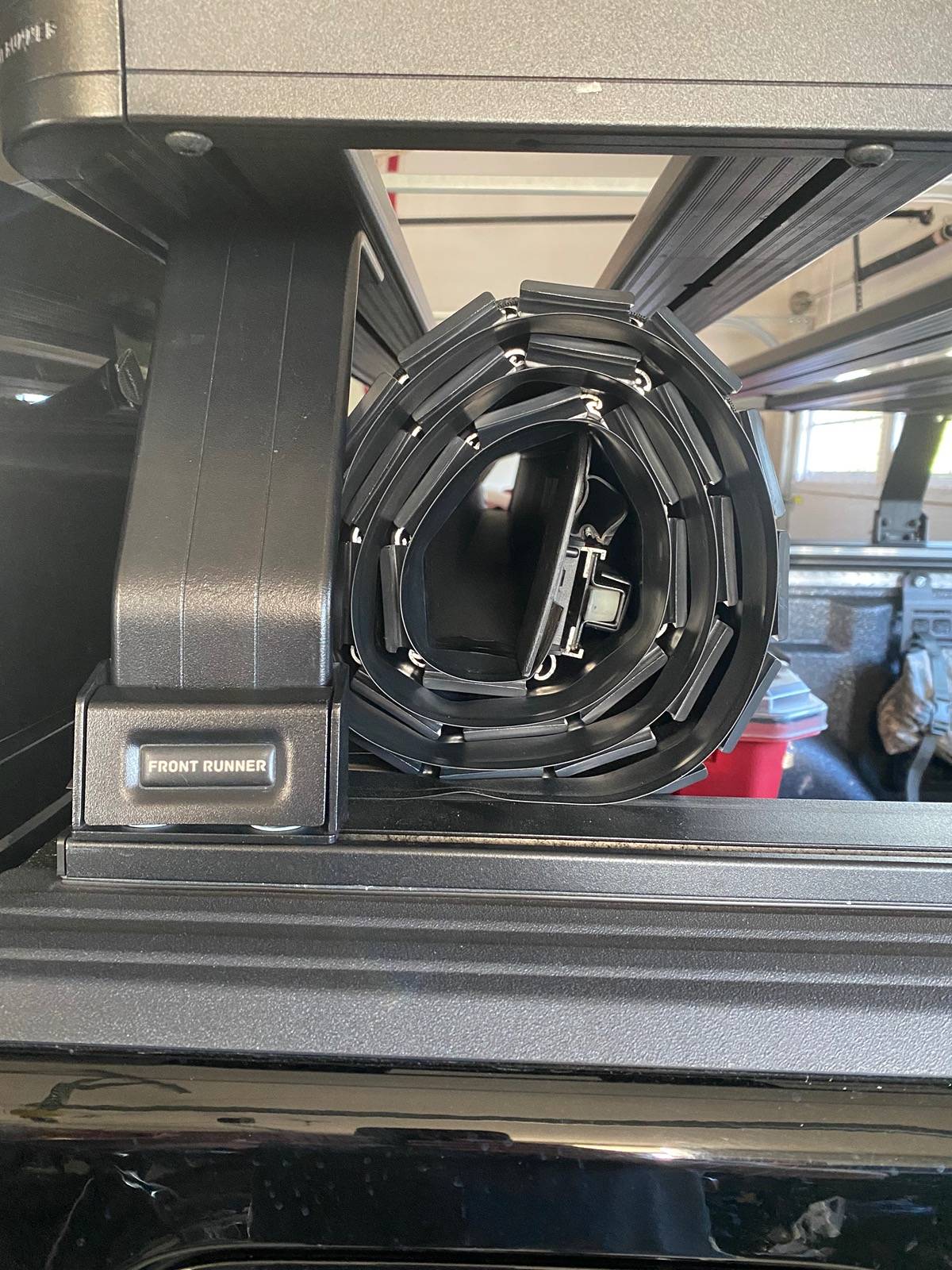 Jeep Gladiator Frontrunner Slimline rack with Bak X4s IMG_3193