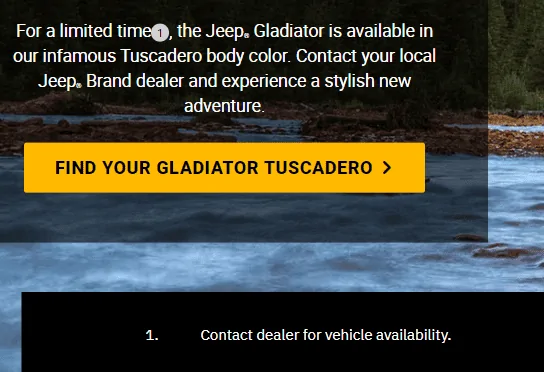 Jeep Gladiator Tuscadero color available on Jeep Gladiator for the first time 1714667729751-j