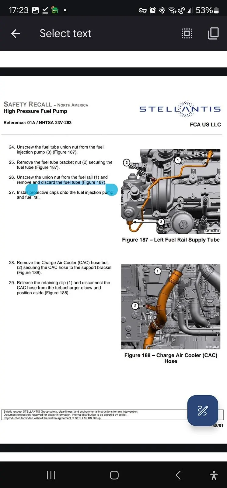 Jeep Gladiator CP4 Fuel Pump EcoDiesel Recall Screenshot_20240503_172310_Driv