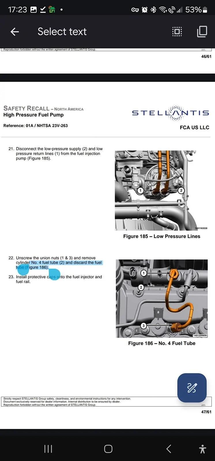 Jeep Gladiator CP4 Fuel Pump EcoDiesel Recall Screenshot_20240503_172326_Driv