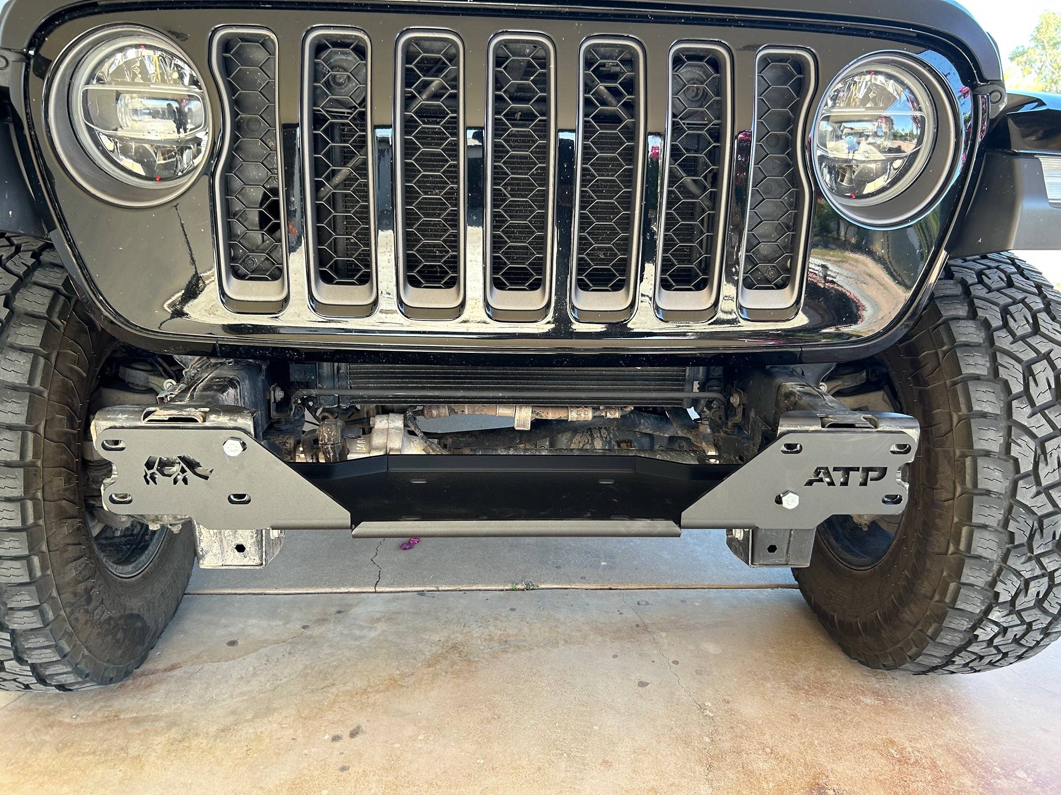 Jeep Gladiator Winch mounting plates IMG_0550