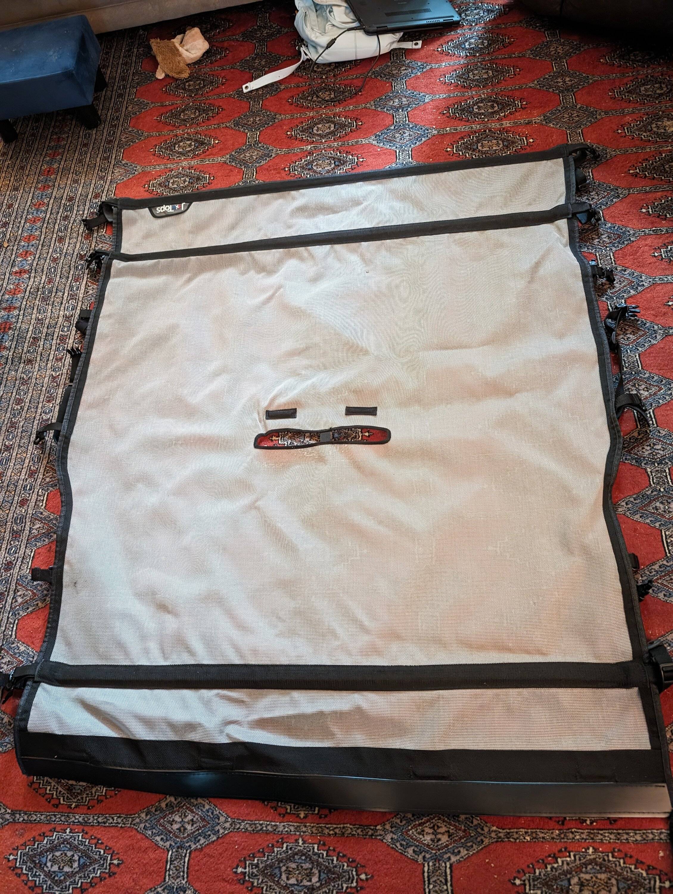 Jeep Gladiator JTOPS USA - Full Sun Shade (light gray) - $200 shipped PXL_20240505_164229120