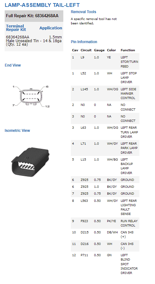 Jeep Gladiator Plug 'n Play wiring for tail lights? 1714938883609-zs
