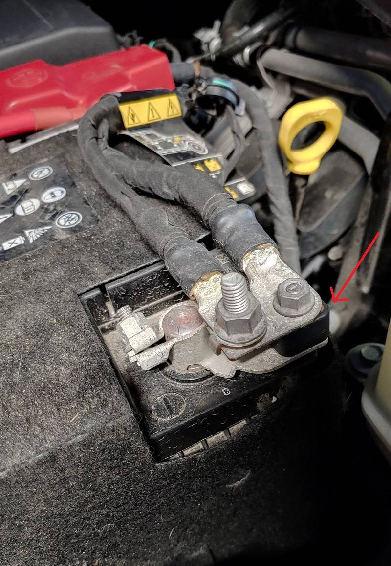 Jeep Gladiator The infamous start/stop aux battery JT-neg-bat-post-ibs