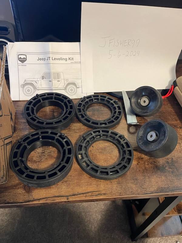 Jeep Gladiator For Sale: Teraflex Leveling Kit for Jeep Gladiator JT TF Level Kit 2