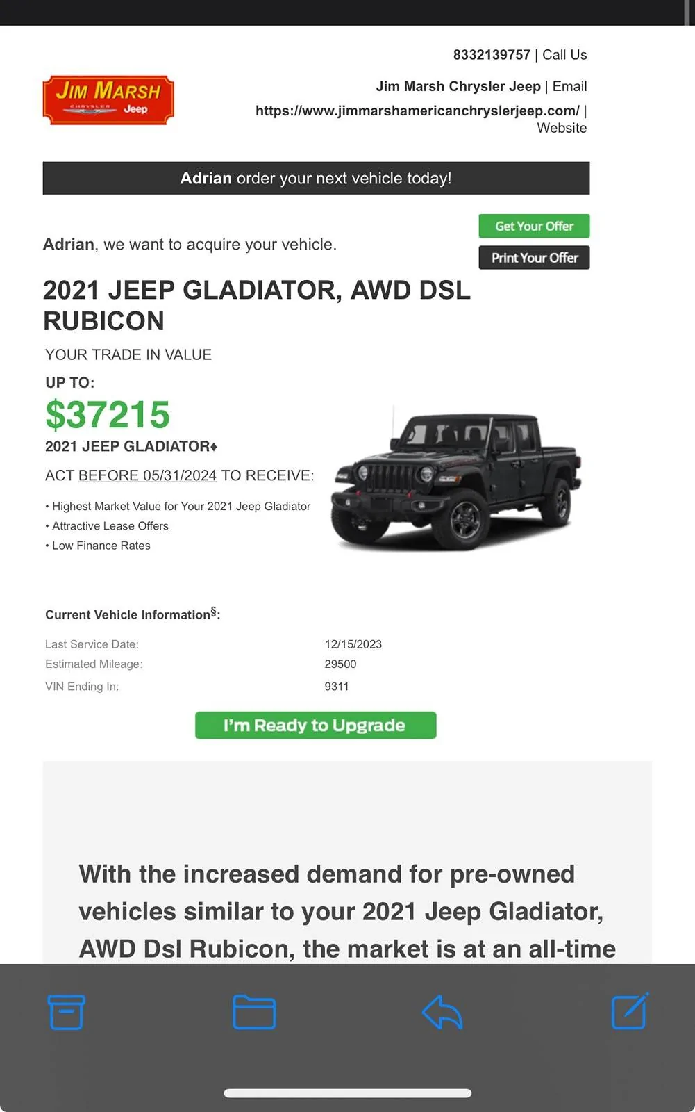Jeep Gladiator Resale value IMG_4082