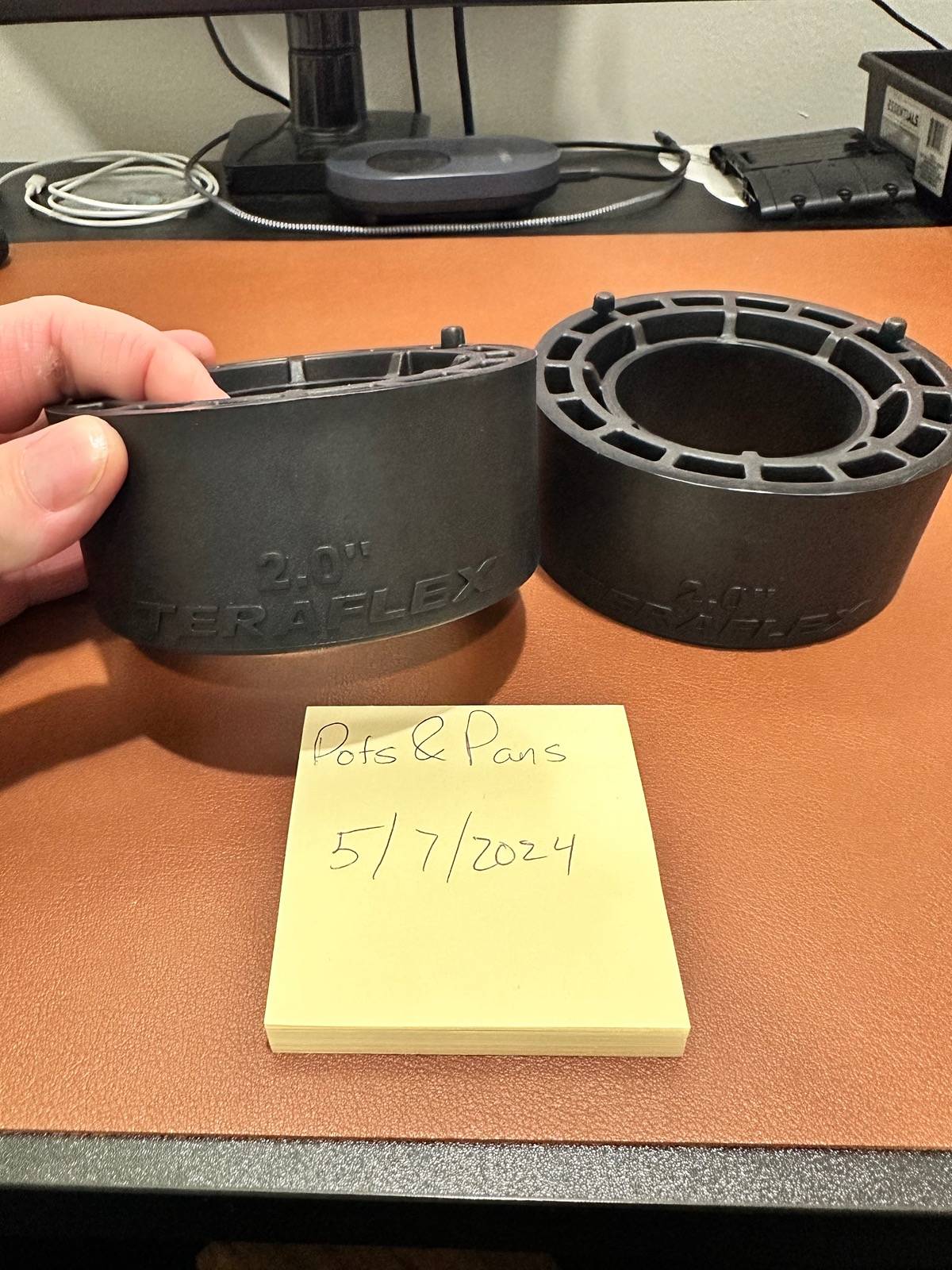 Jeep Gladiator Teraflex 2” Front Coil Spring Spacer IMG_8717