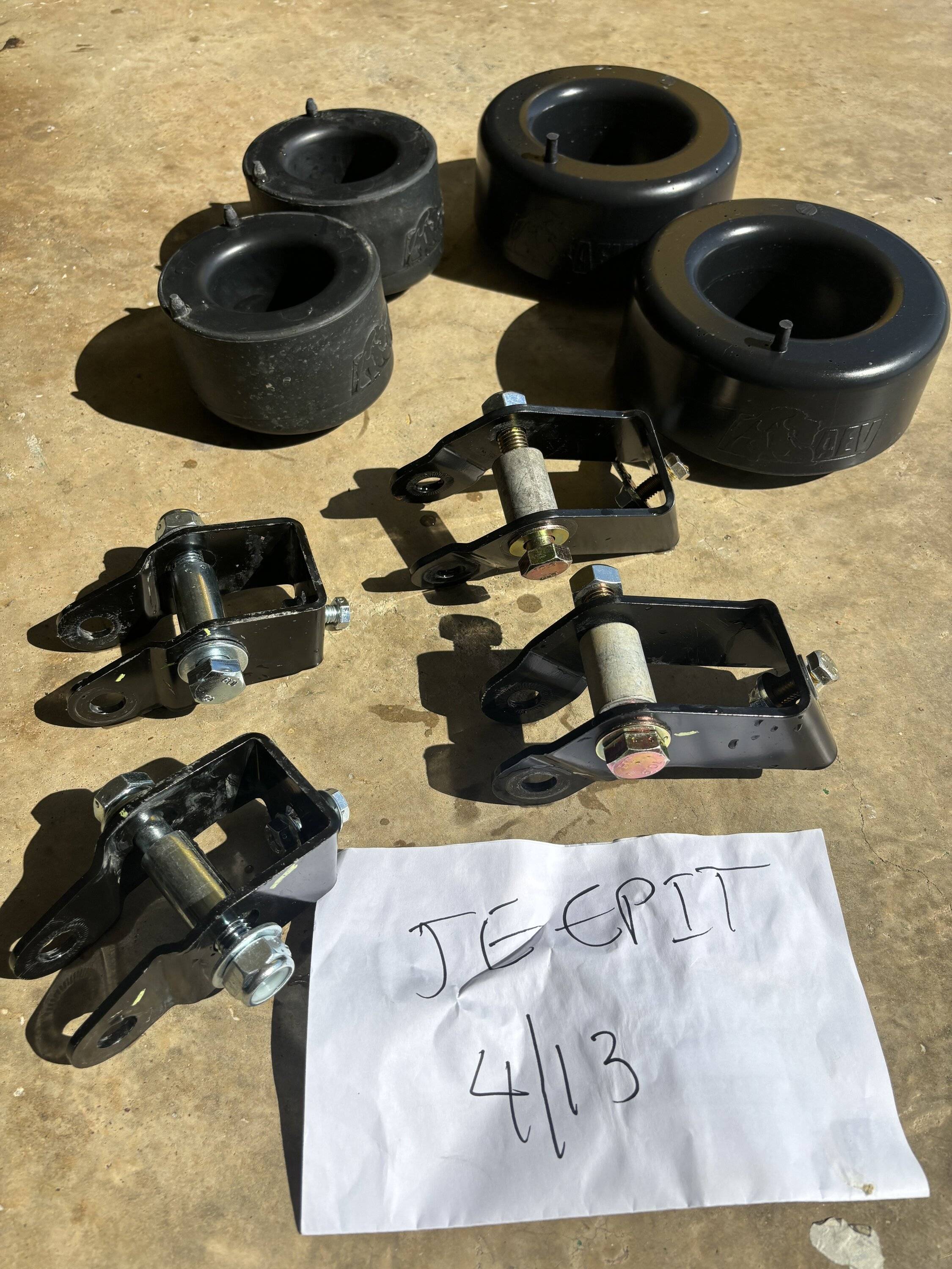 Jeep Gladiator 2 inch lift aev spacer & shock extension $100 dfw area IMG_3323