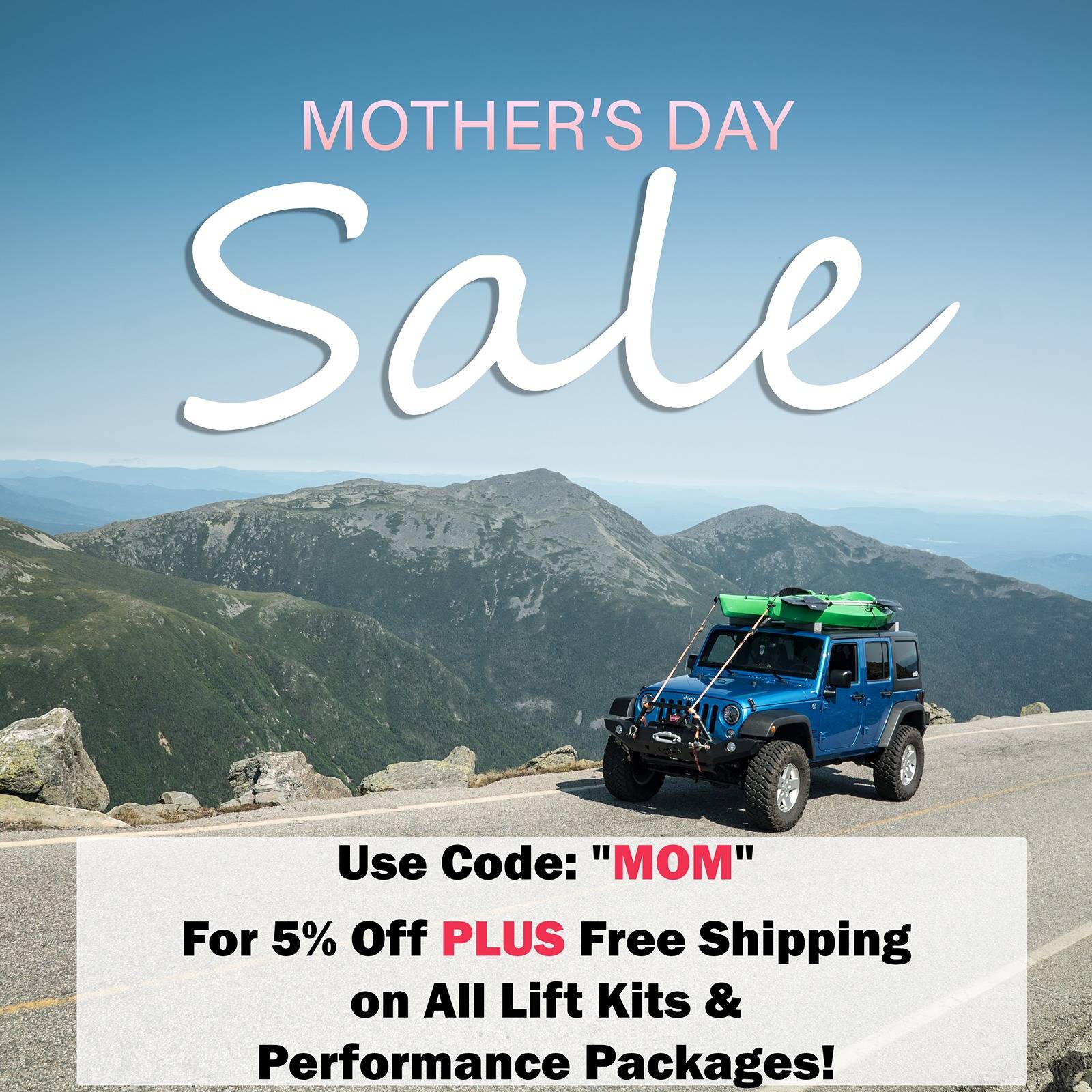 Jeep Gladiator Clayton Off Road JT Suspension Systems Mother's Day